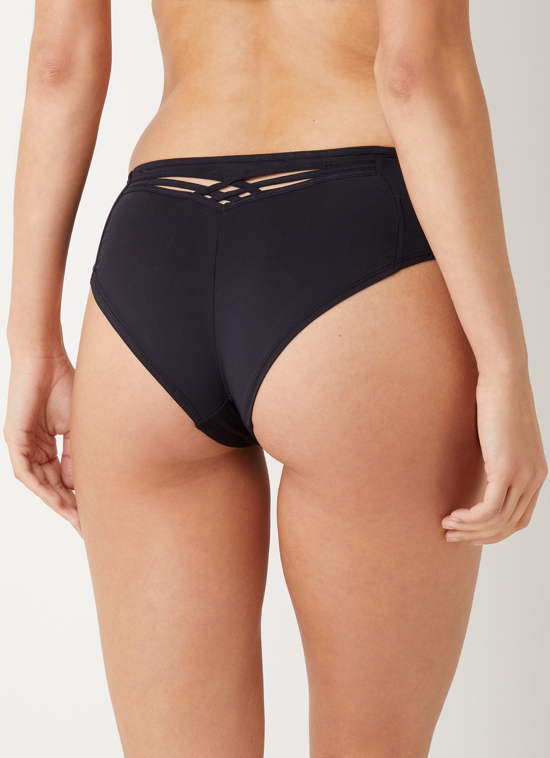Marlies Dekkers Dame De Paris hipster met opengewerkte details - achterkant 2 zwart