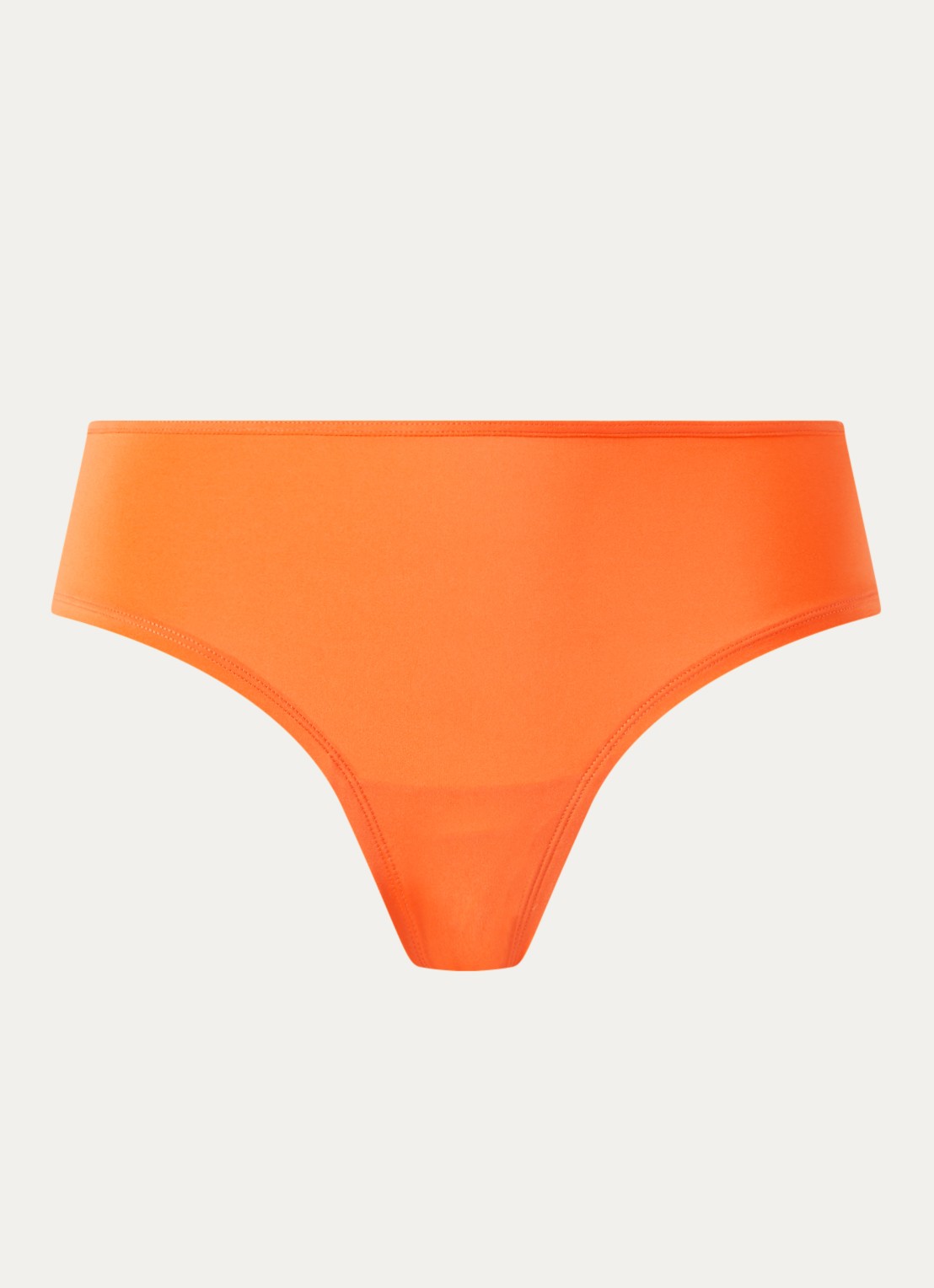 Marlies Dekkers Dame De Paris tanga met gekruiste banden - voorkant 2 oranjerood