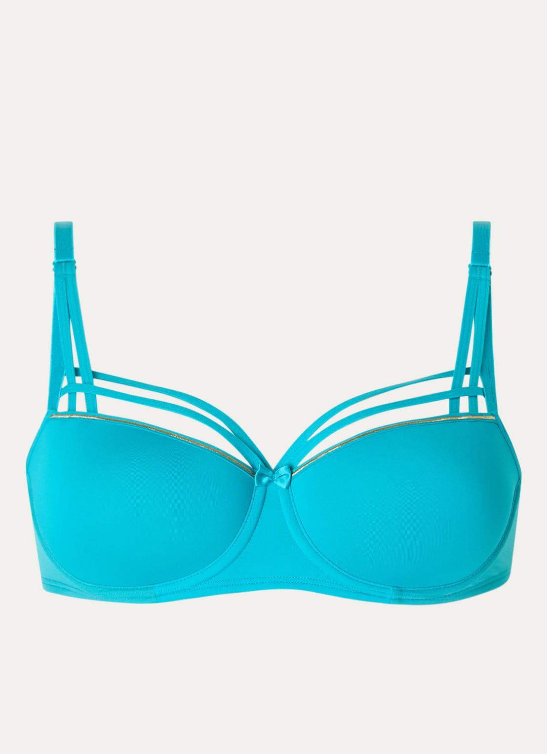 Marlies Dekkers Dame De Paris voorgevormde balconette bh - voorkant zeegroen