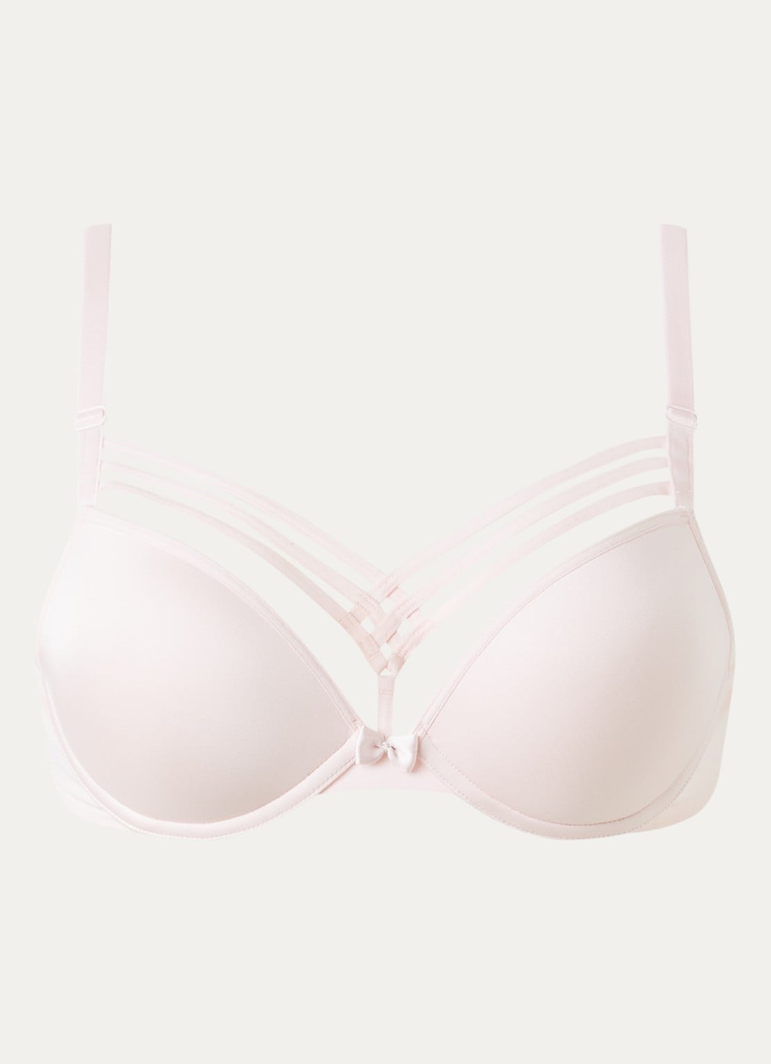 Marlies Dekkers Dame De Paris voorgevormde push-up bh  - voorkant 4 lichtroze