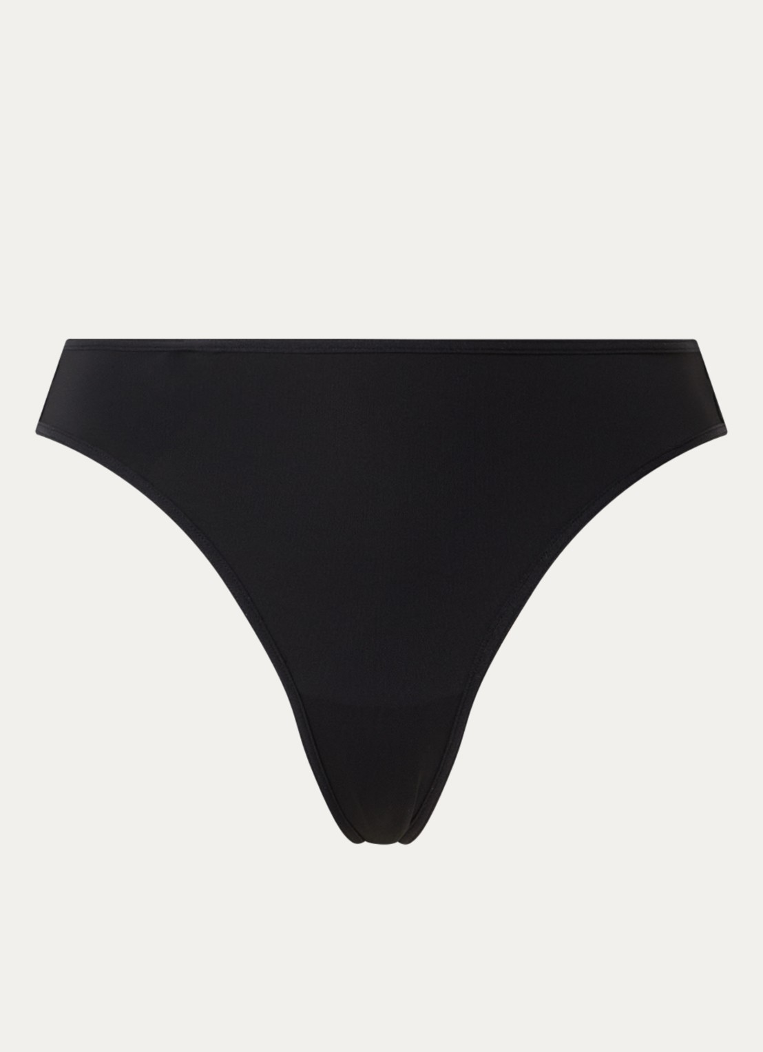 Marlies Dekkers Leading string met opengewerkt dessin - voorkant zwart