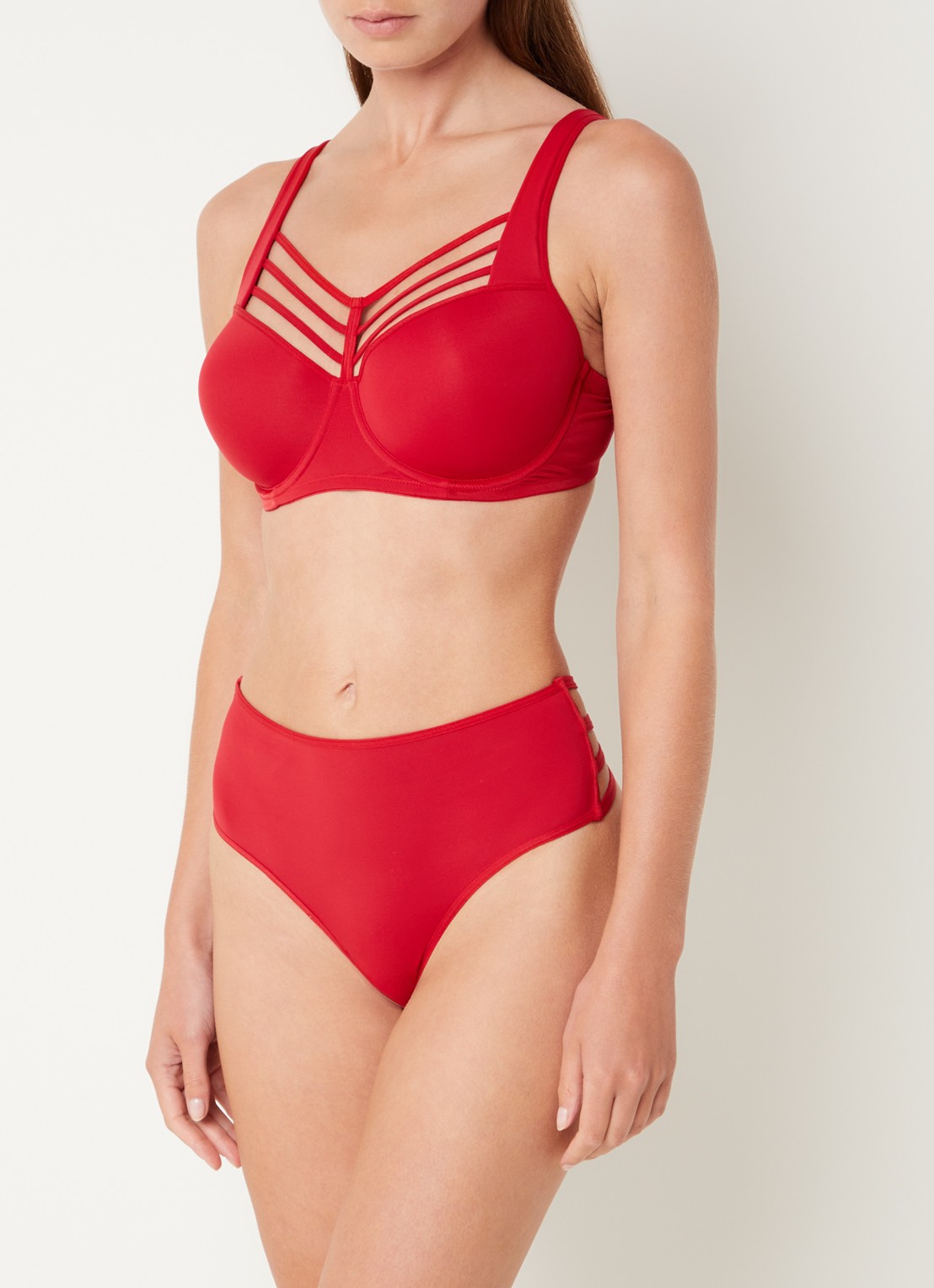 Marlies Dekkers Leading Strings string - detail rood