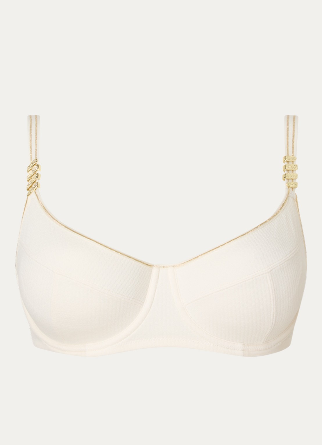 Marlies Dekkers Siren Of The Nile balconette bh - voorkant 2 gebroken wit