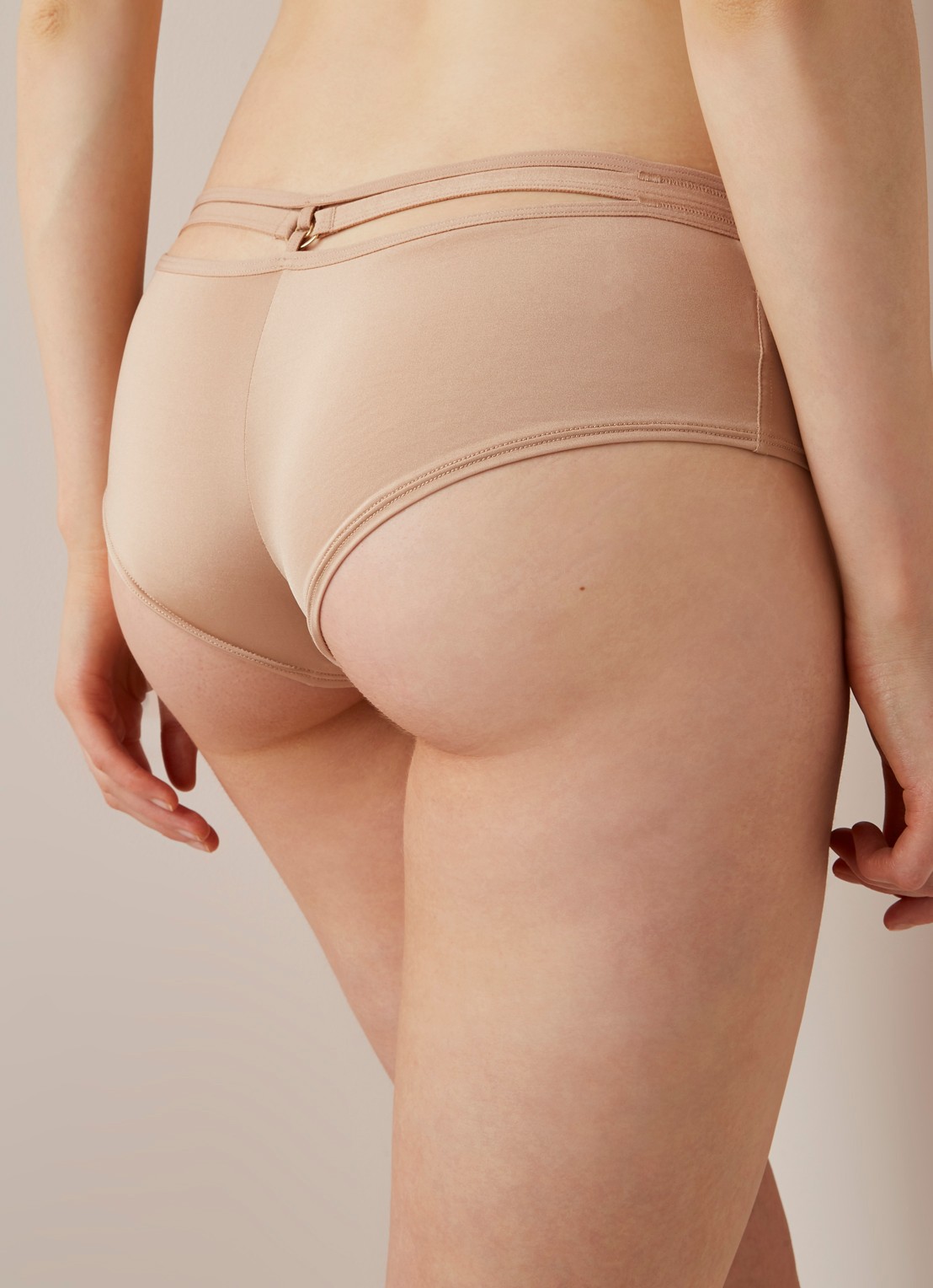 Marlies Dekkers Space hipster - voorkant 2 donkerbeige