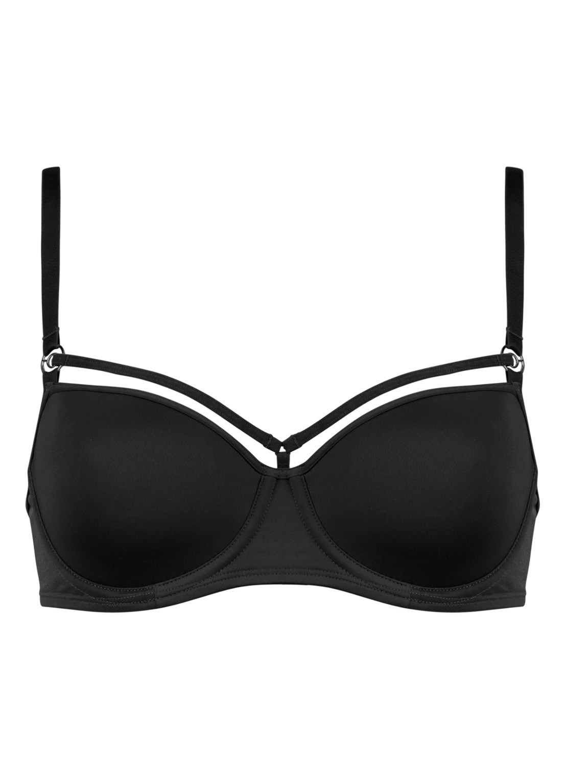 Marlies Dekkers Space Odyssey balconette bh  - voorkant 3 zwart