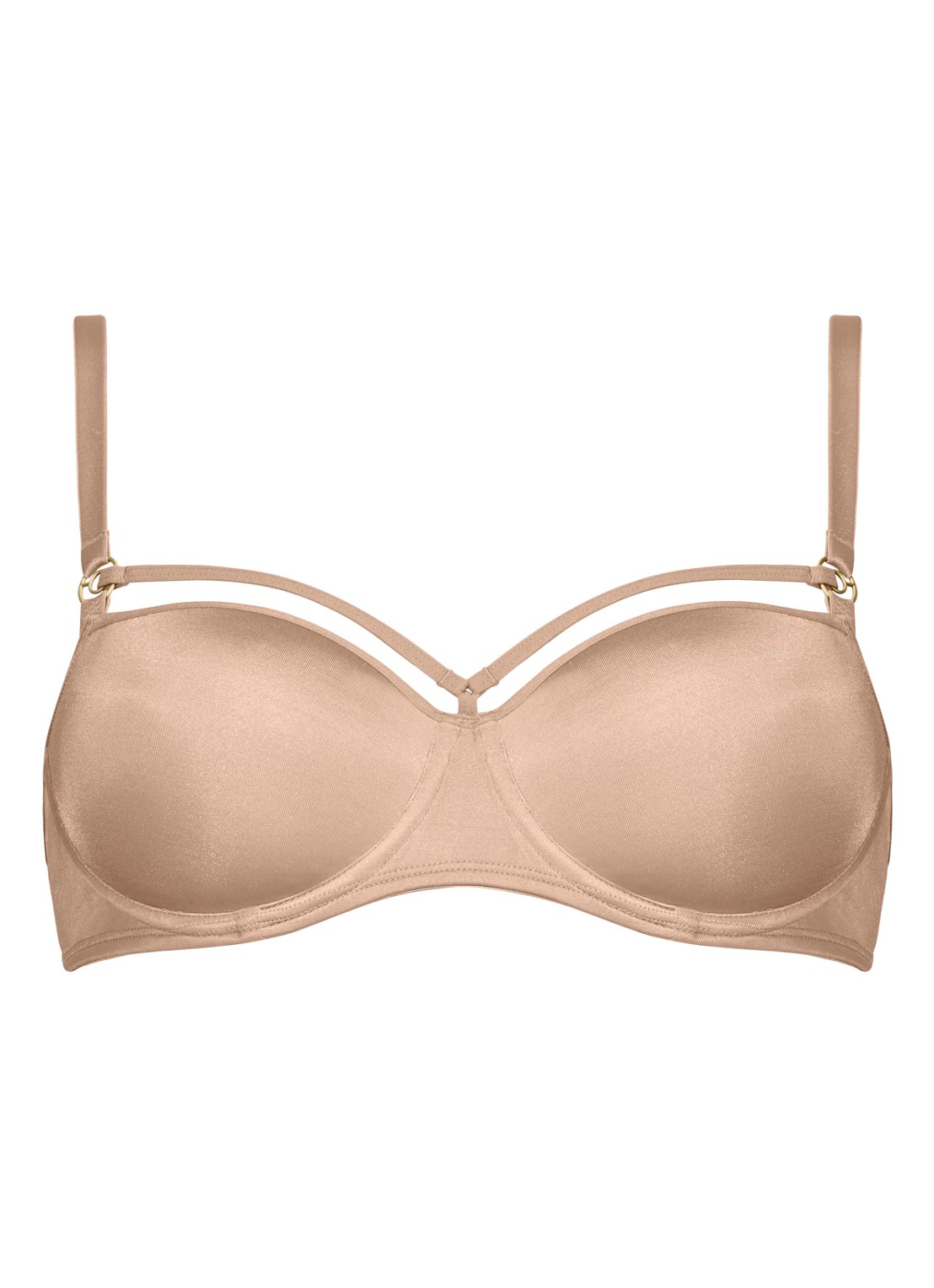 Marlies Dekkers Space Odyssey balconette bh  - voorkant camel