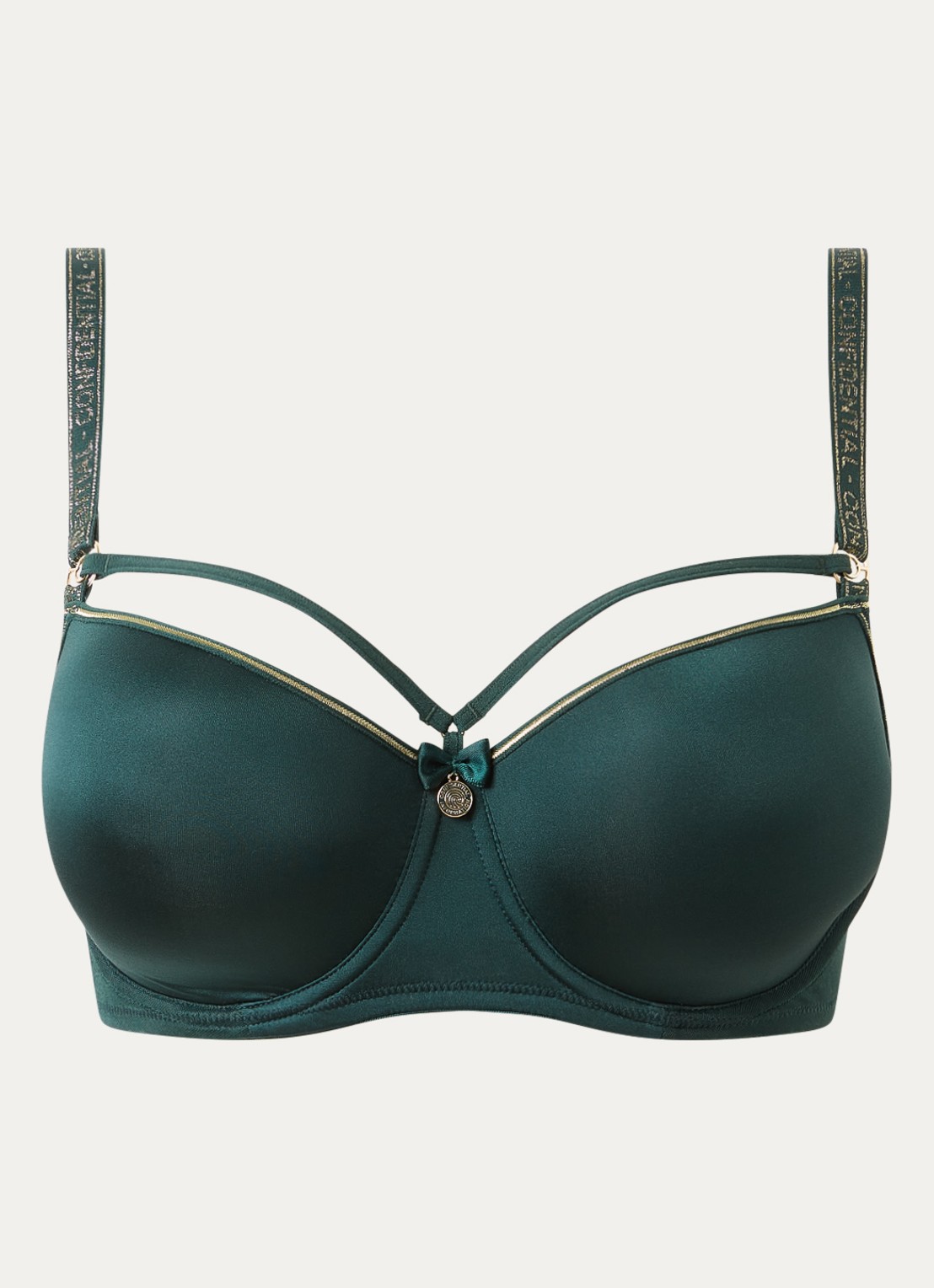 Marlies Dekkers Space Odyssey balconette bh - voorkant 2 donkergroen
