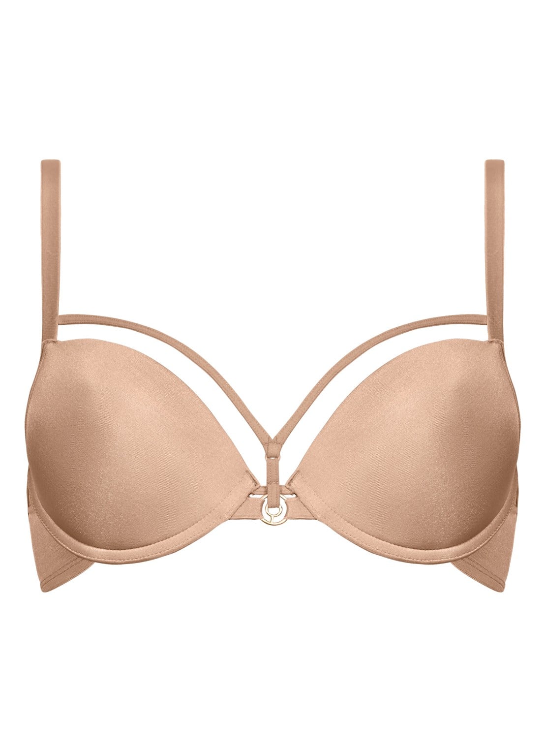 Marlies Dekkers Space Odyssey push-up bh - voorkant 3 donkerbeige