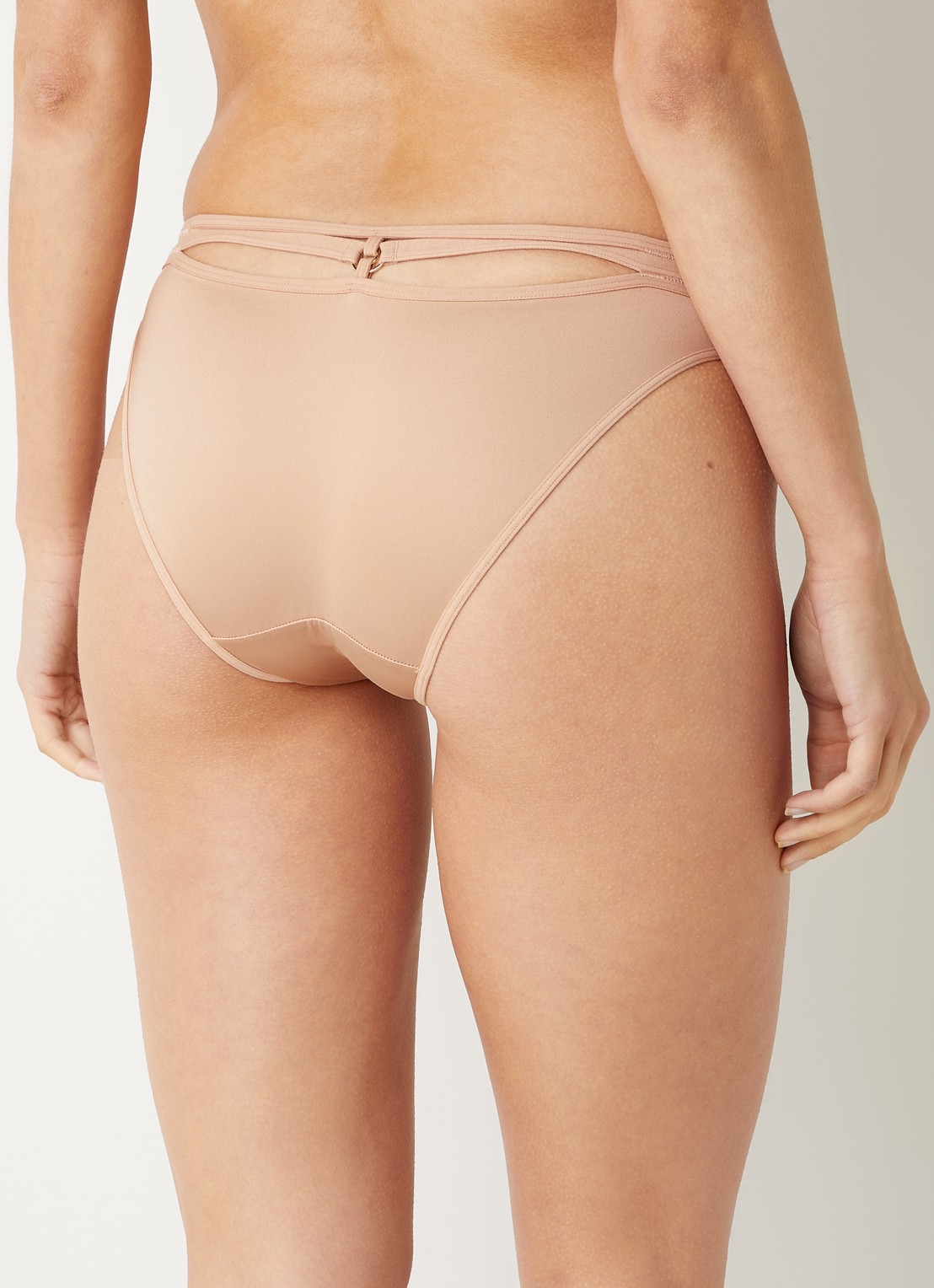 Marlies Dekkers Space Odyssey slip met opengewerkte details - achterkant 3 camel