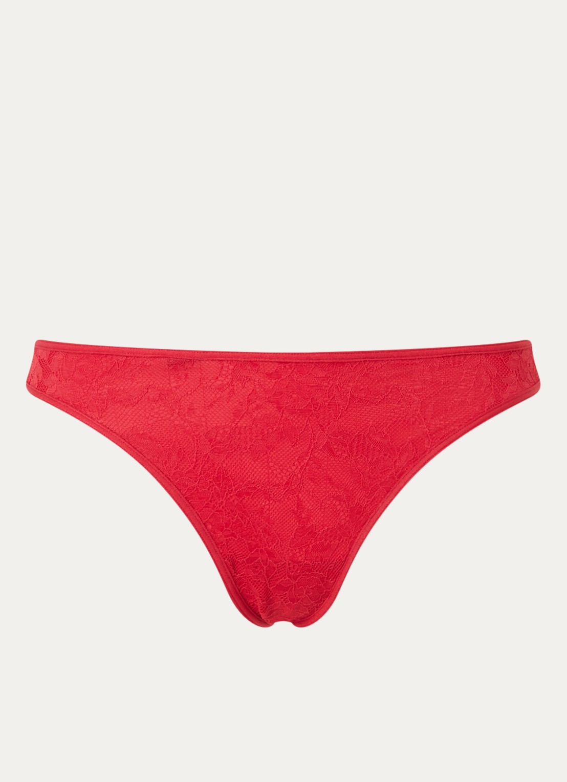 Marlies Dekkers Space Odyssey string met kant - voorkant rood