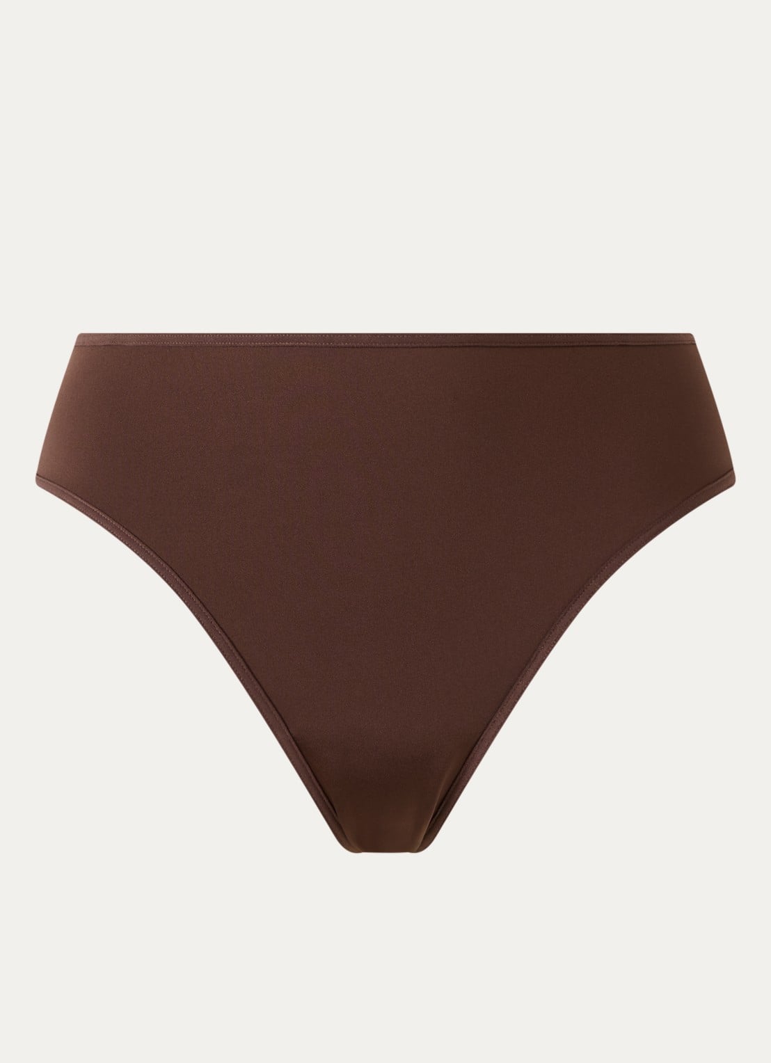 Marlies Dekkers String met overlay van kant - voorkant bruin