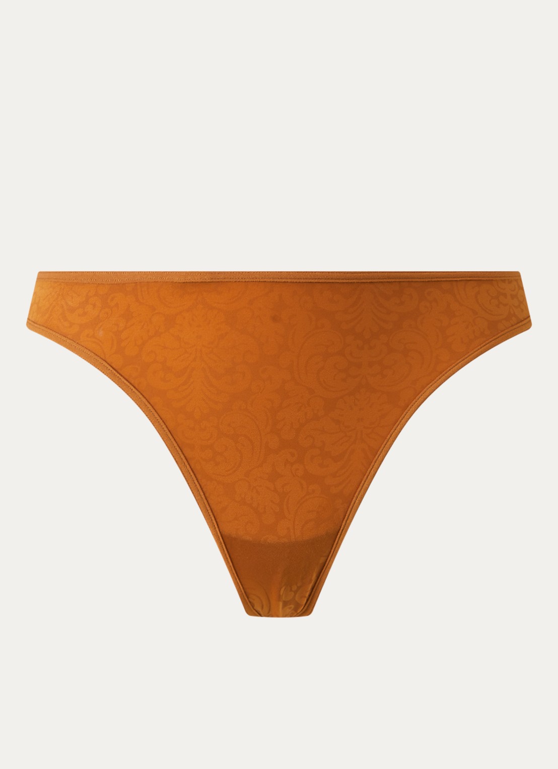 Marlies Dekkers String met print - voorkant cognac