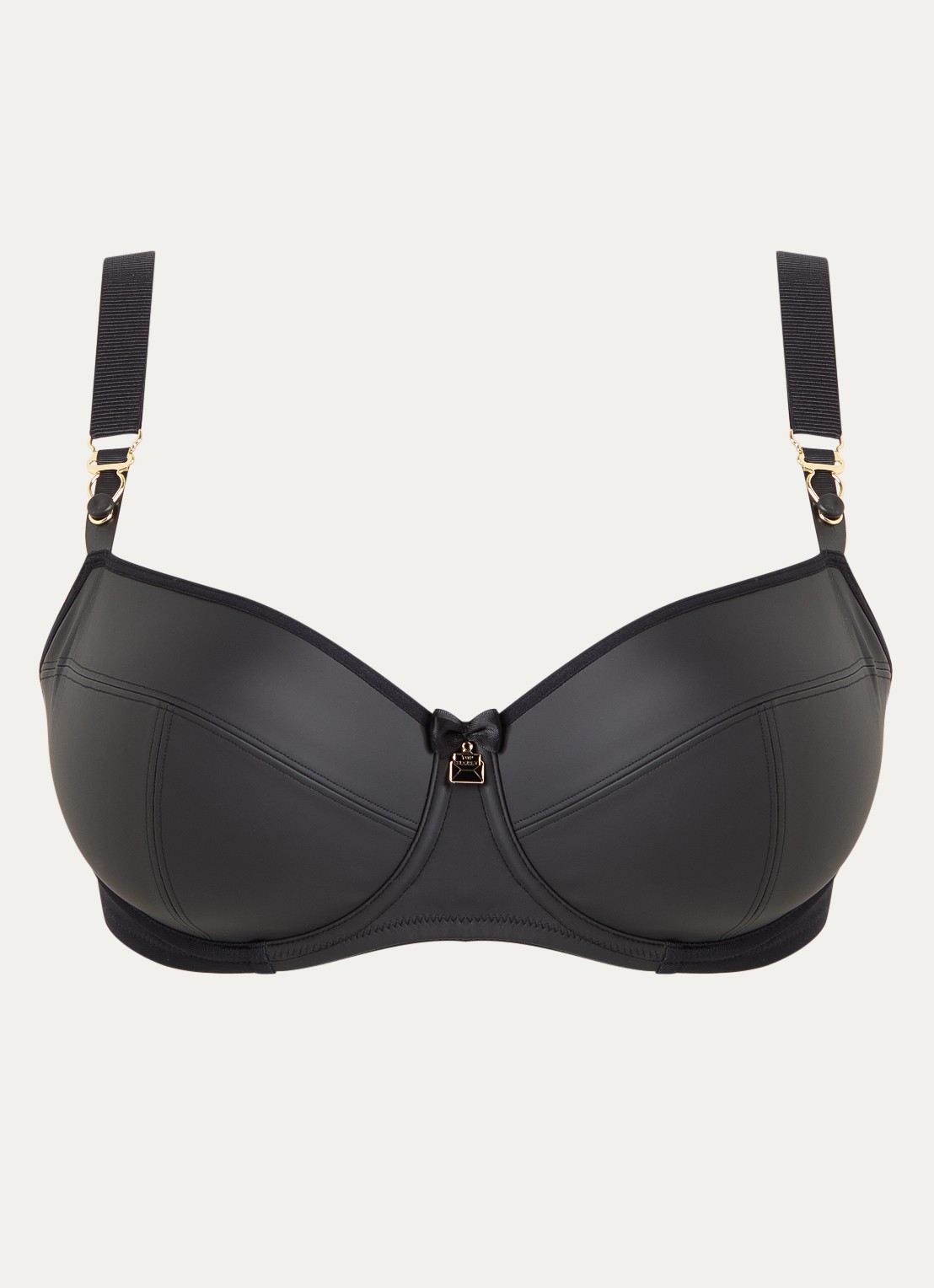 Marlies Dekkers Suspensia voorgevormde balconette bh  - voorkant 4 zwart