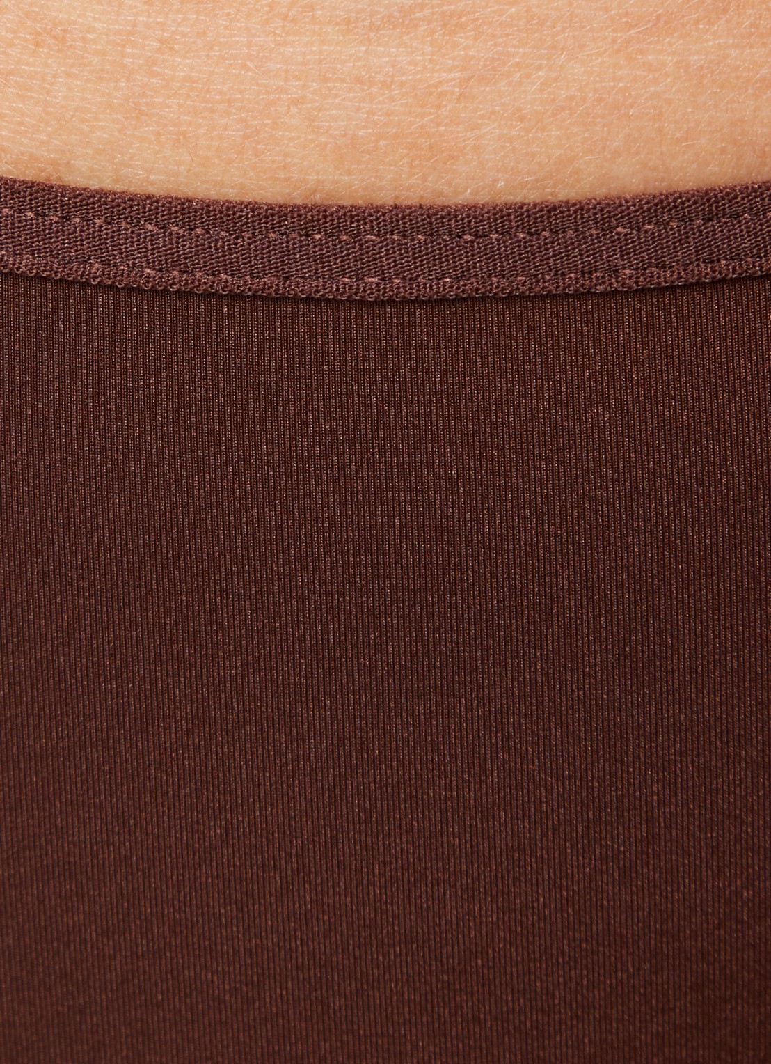Marlies Dekkers Tanga met overlay van kant - detail 5 bruin