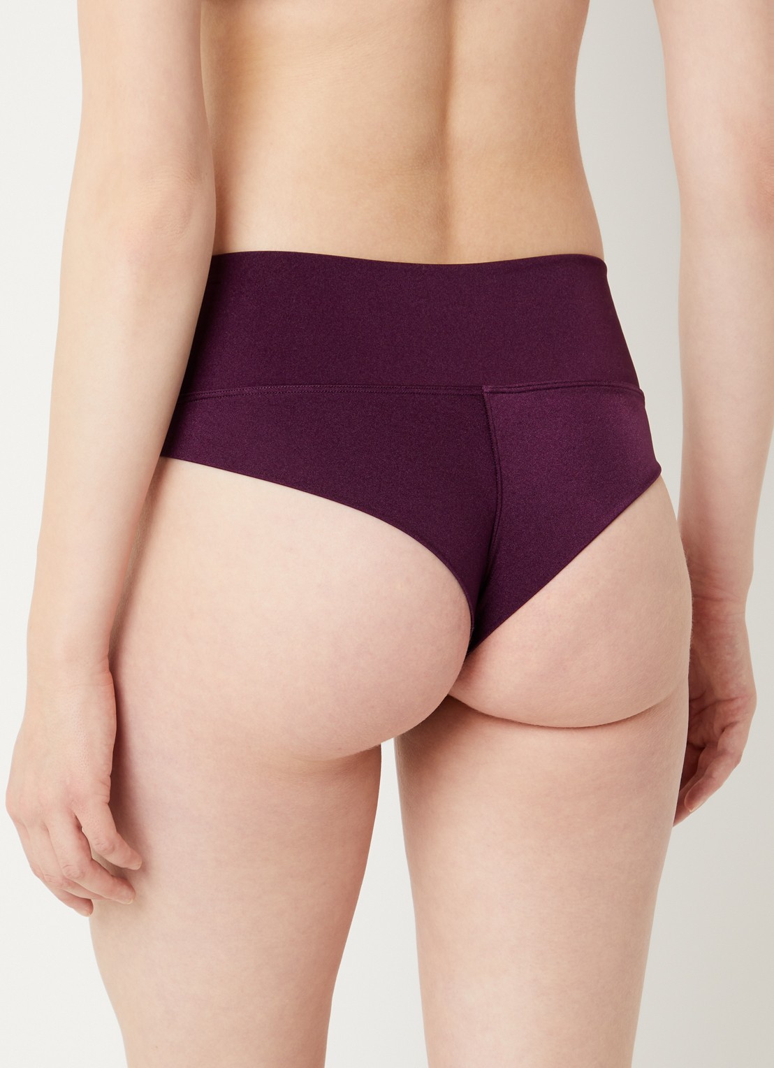 Marlies Dekkers Tanit high waisted tanga bikinislip  - achterkant paars
