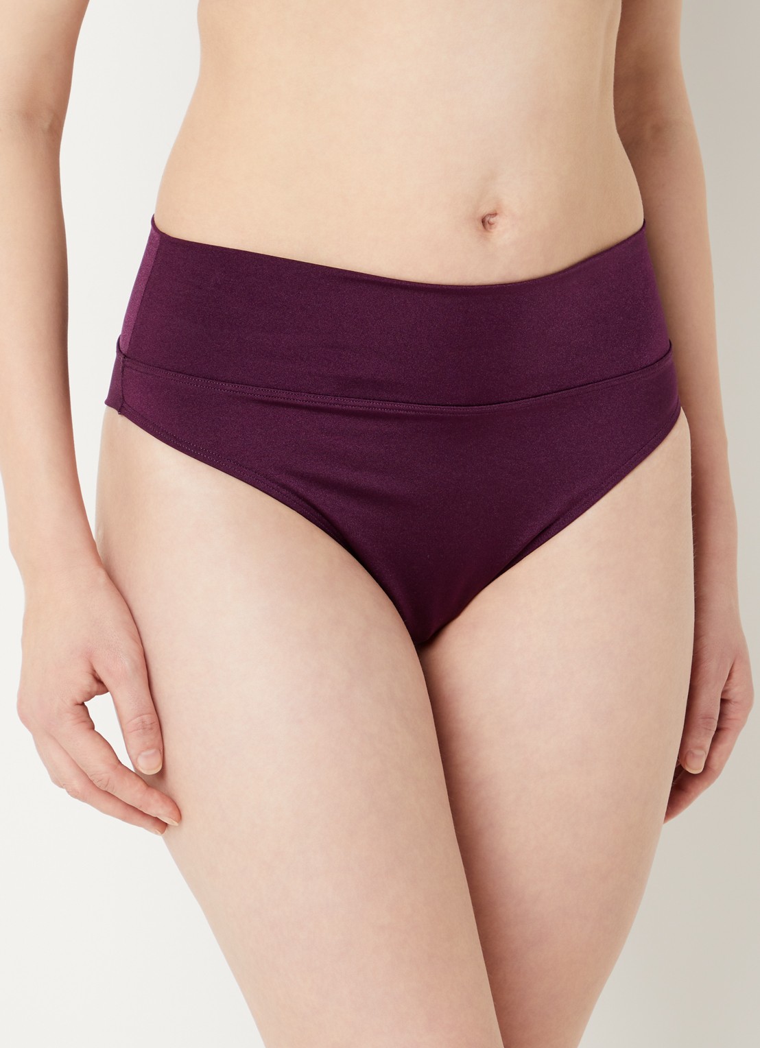 Marlies Dekkers Tanit high waisted tanga bikinislip  - voorkant 3 paars