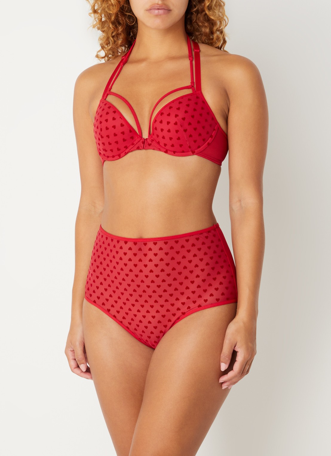Marlies Dekkers The Art Of Love push-up bh van mesh - voorkant 5 rood