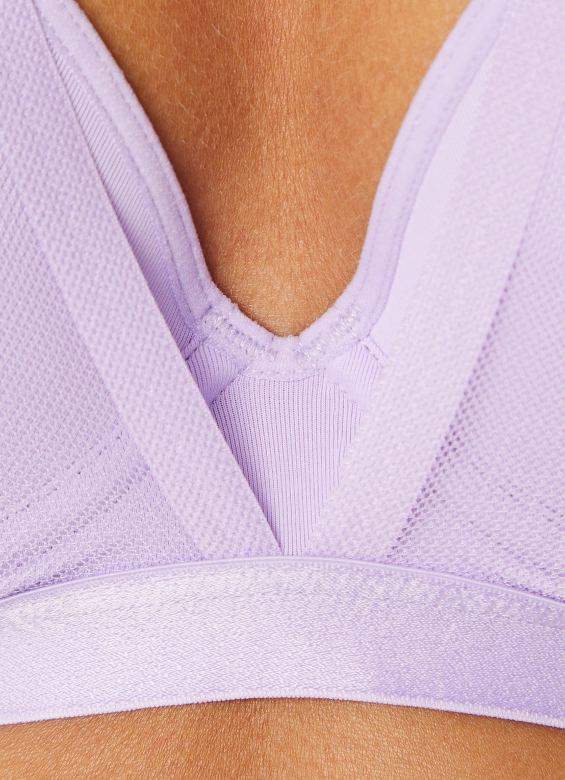 Marlies Dekkers The Illusionist push-up bh met overlay van mesh - detail 2 lila