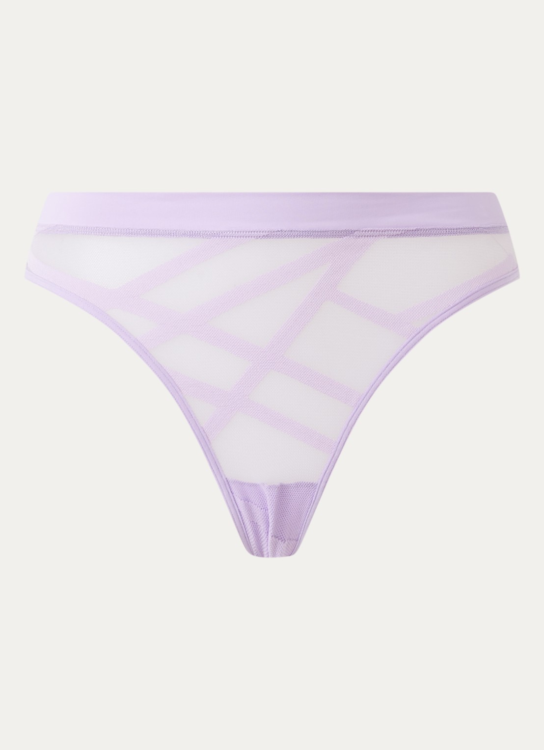 Marlies Dekkers The Illusionist slip van mesh - voorkant lila