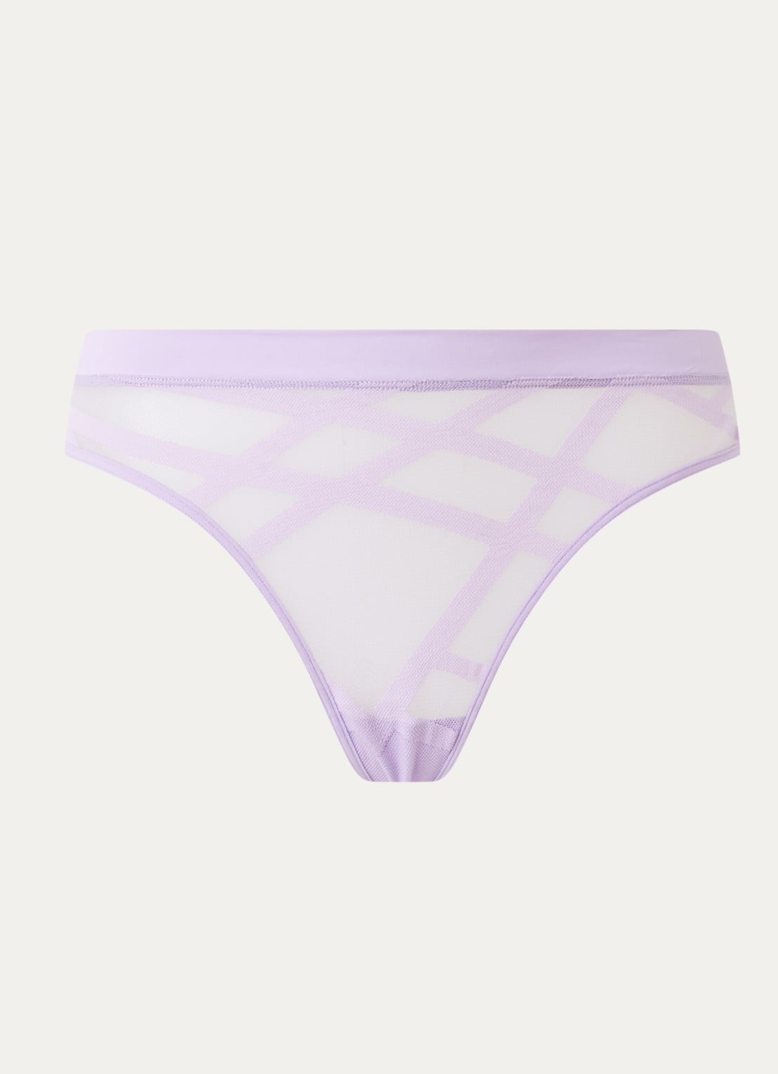 Marlies Dekkers The Illusionist tanga van mesh  - voorkant 3 lila