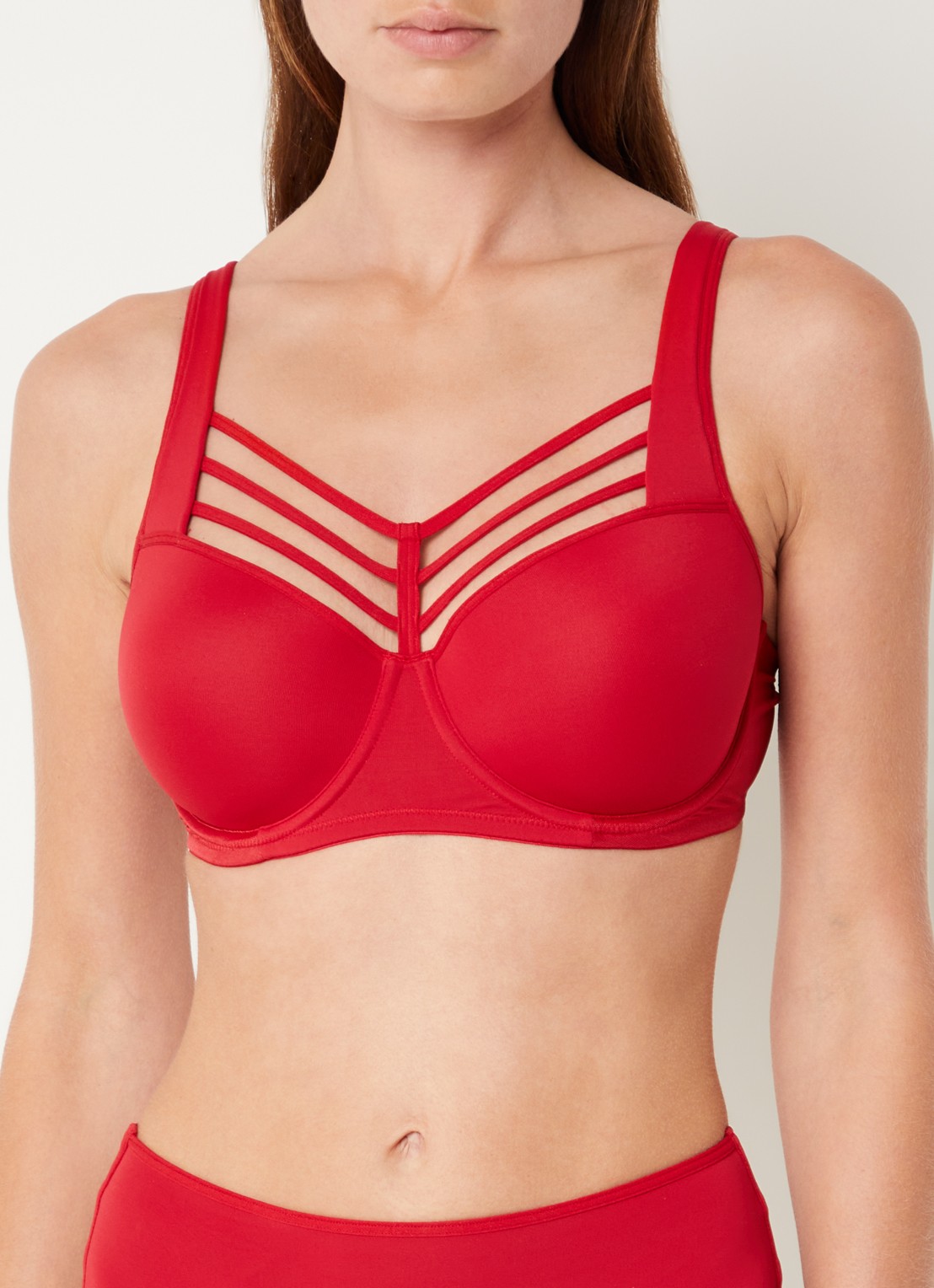 Marlies Dekkers Voorgevormde beugel bh - voorkant 2 rood