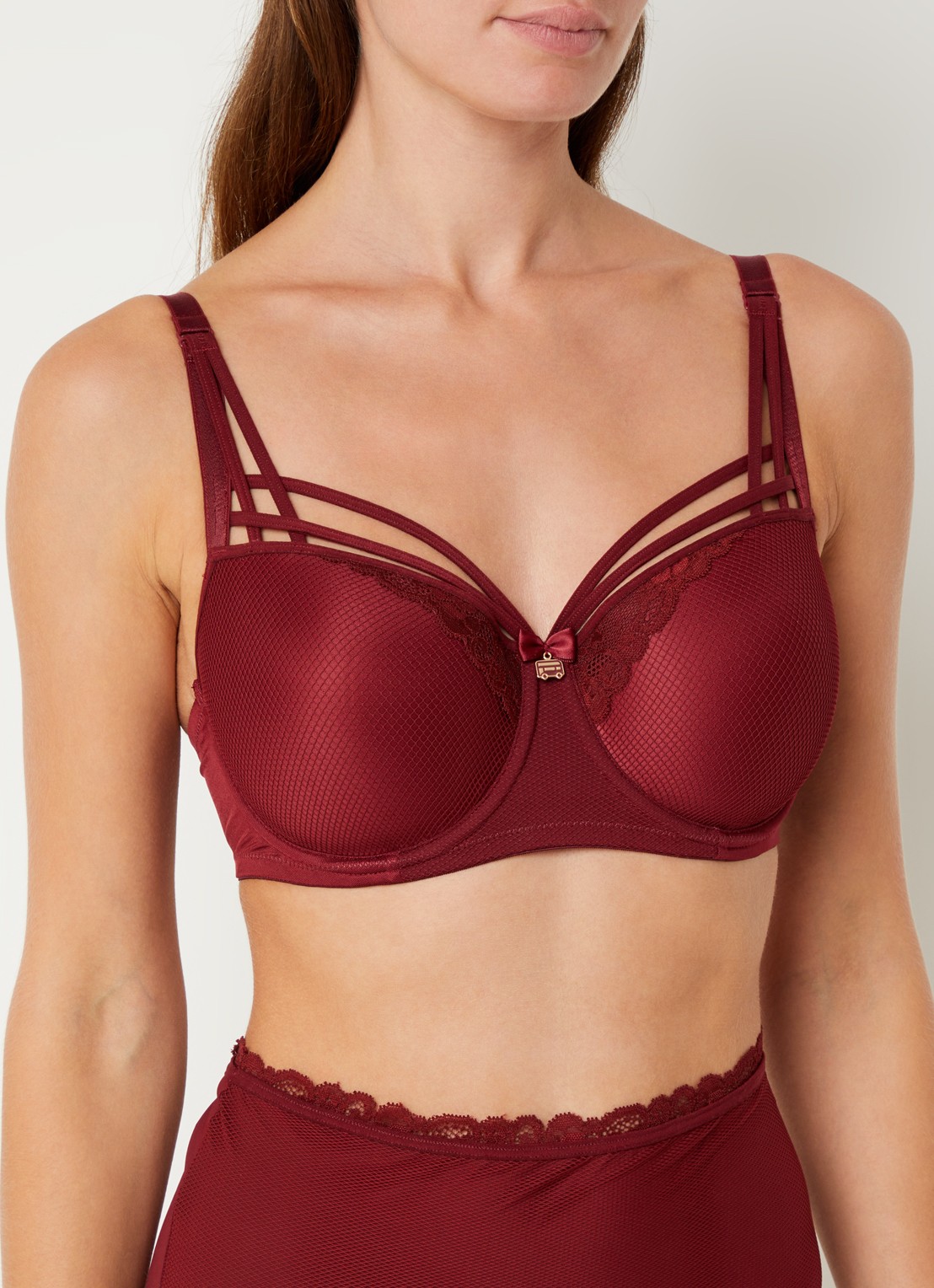 Marlies Dekkers Voorgevormde beugel bh - voorkant 5 bordeauxrood