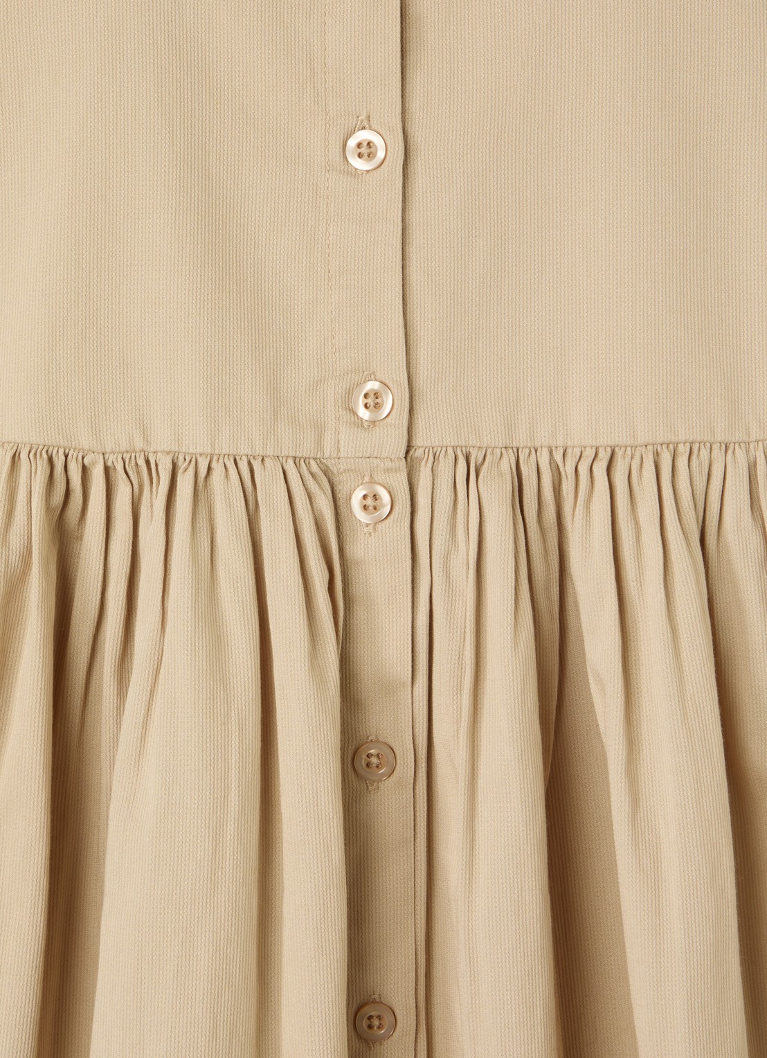 MarMar COPENHAGEN Daxo blousejurk - detail 4 zand