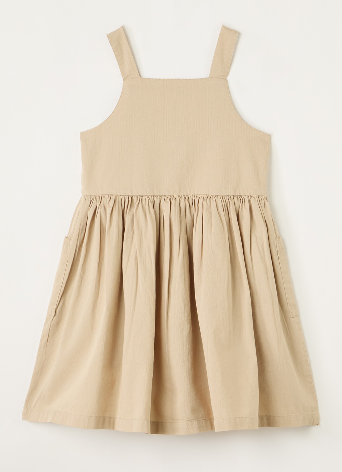 MarMar COPENHAGEN Daxo blousejurk - voorkant 2 zand