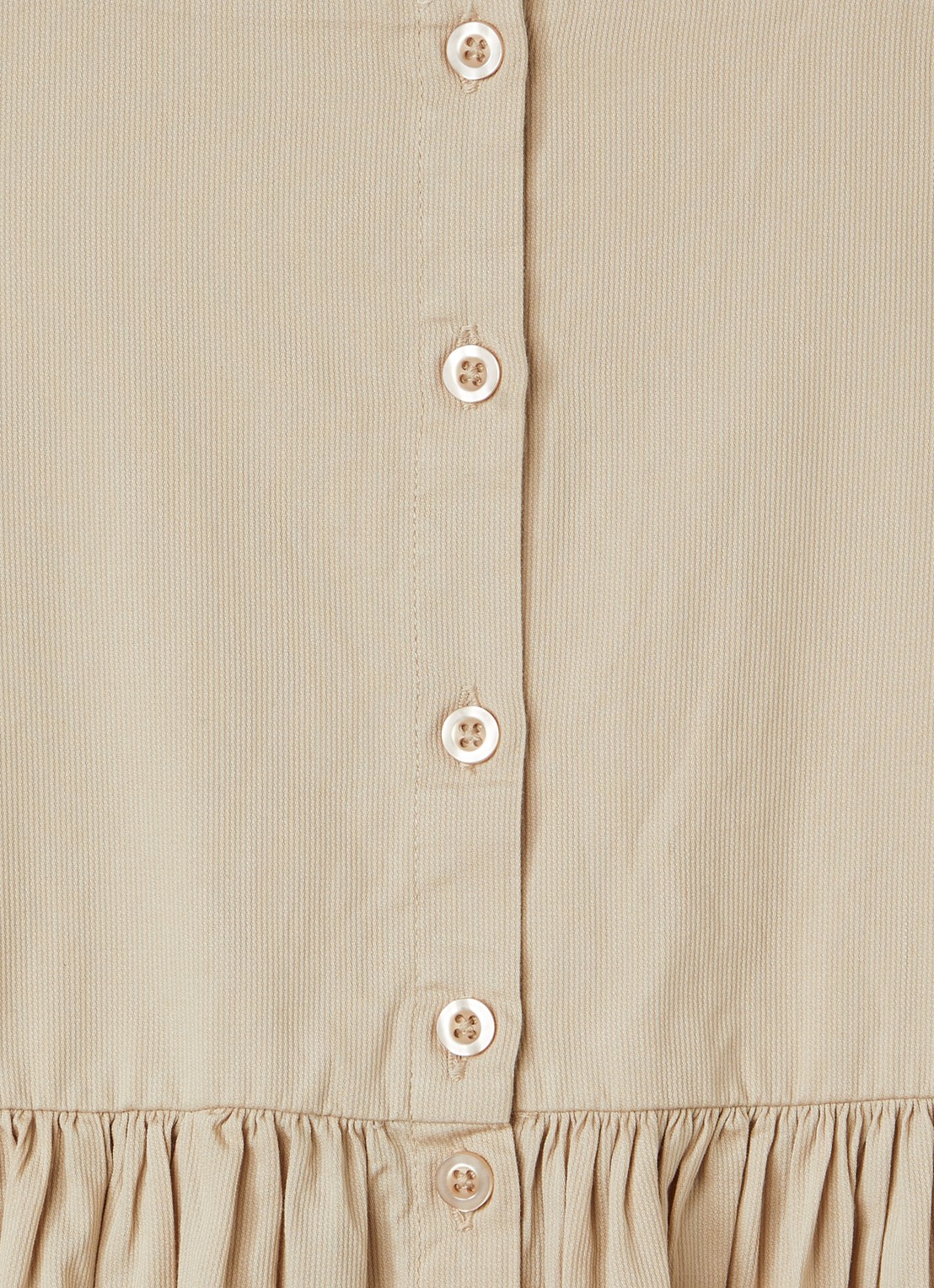 MarMar COPENHAGEN Daxo blousejurk - detail 5 zand
