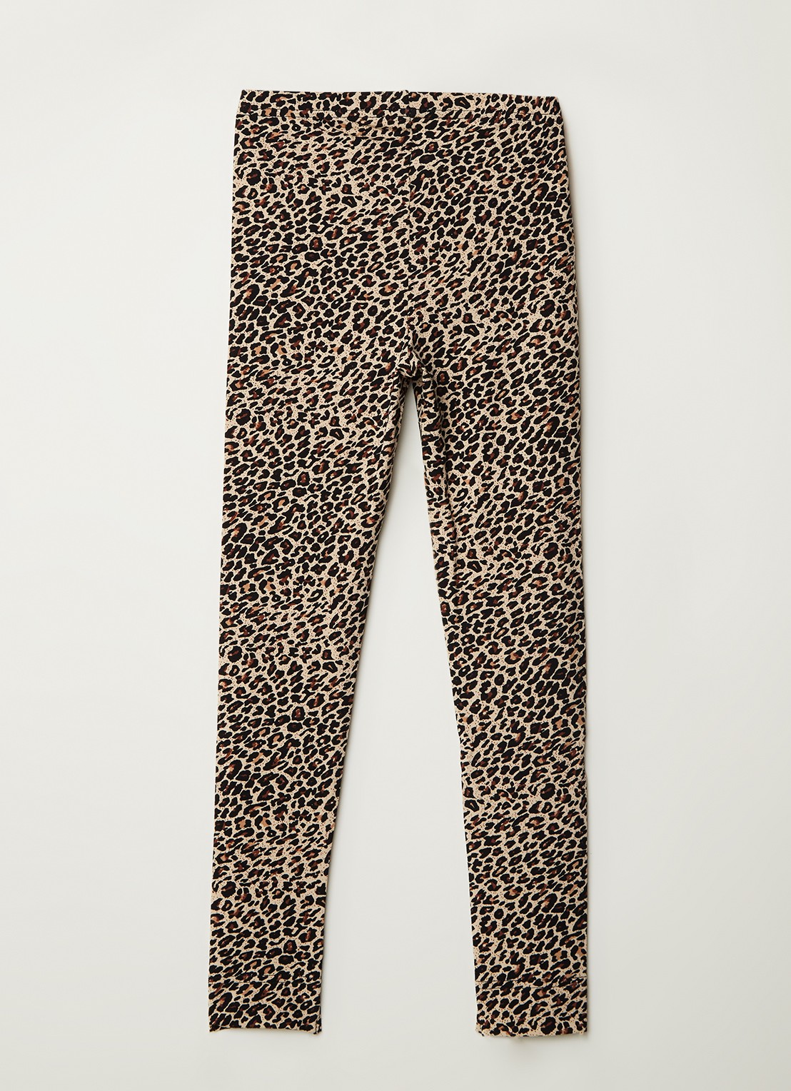 MarMar COPENHAGEN Leo legging met panterprint - voorkant 2 beige