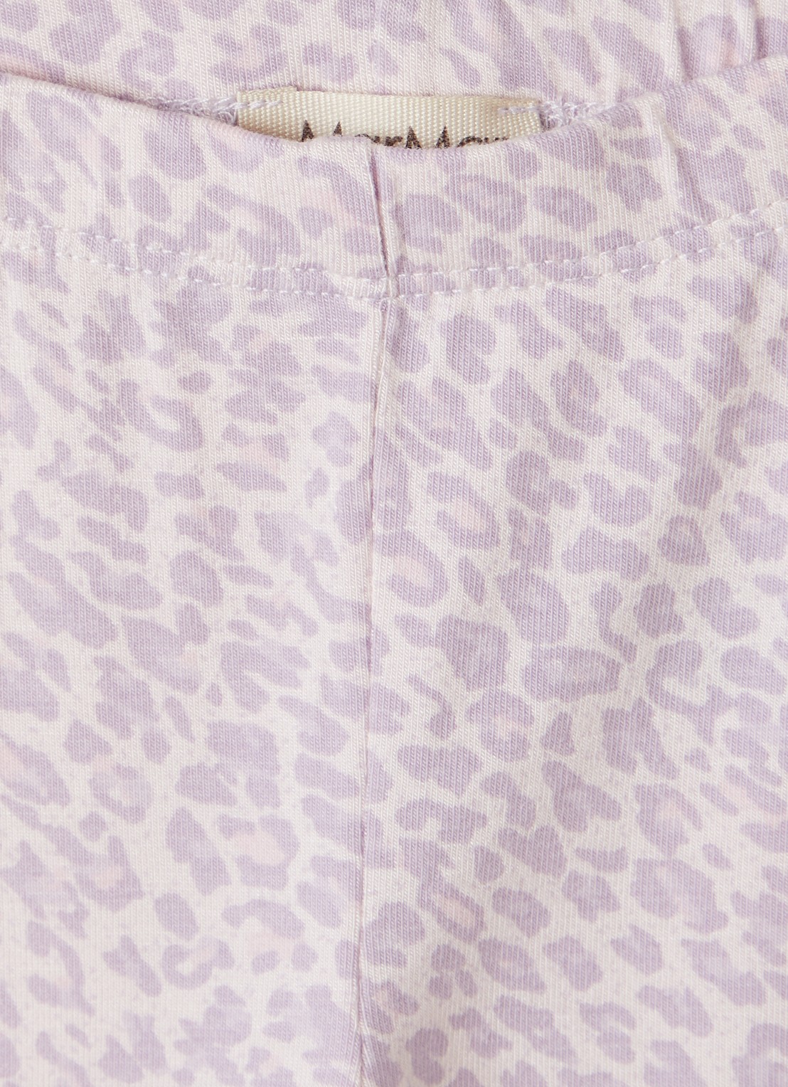 MarMar COPENHAGEN Leo skinny fit legging met panterprint - detail lila