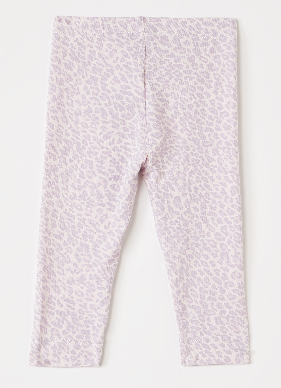 MarMar COPENHAGEN Leo skinny fit legging met panterprint - voorkant 3 lila