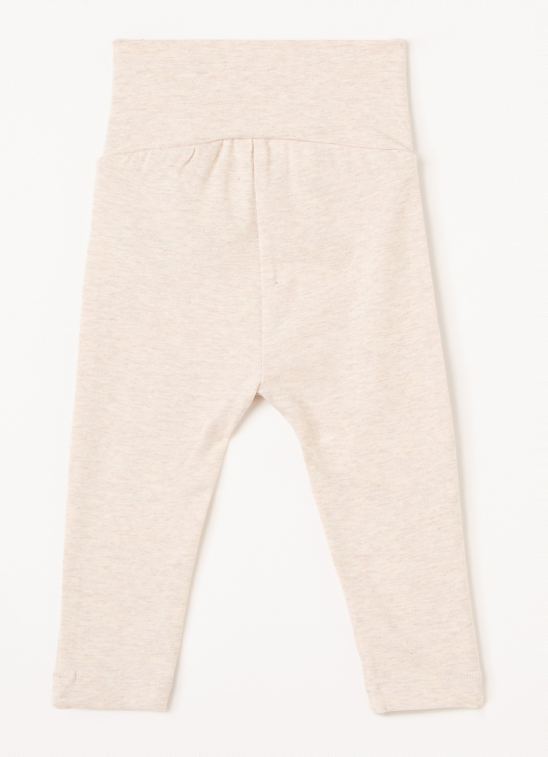 MarMar COPENHAGEN Piva skinny fit babybroek in  katoenblend - voorkant 3 beige