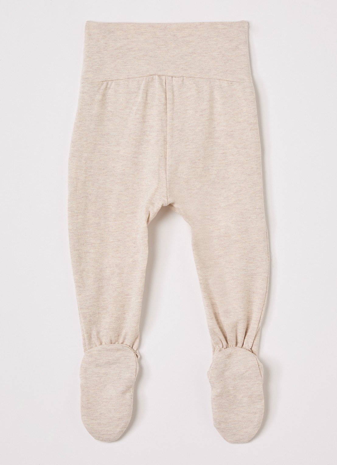 MarMar COPENHAGEN Pixa tapered fit babybroek in  katoenblend  - achterkant 4 beige