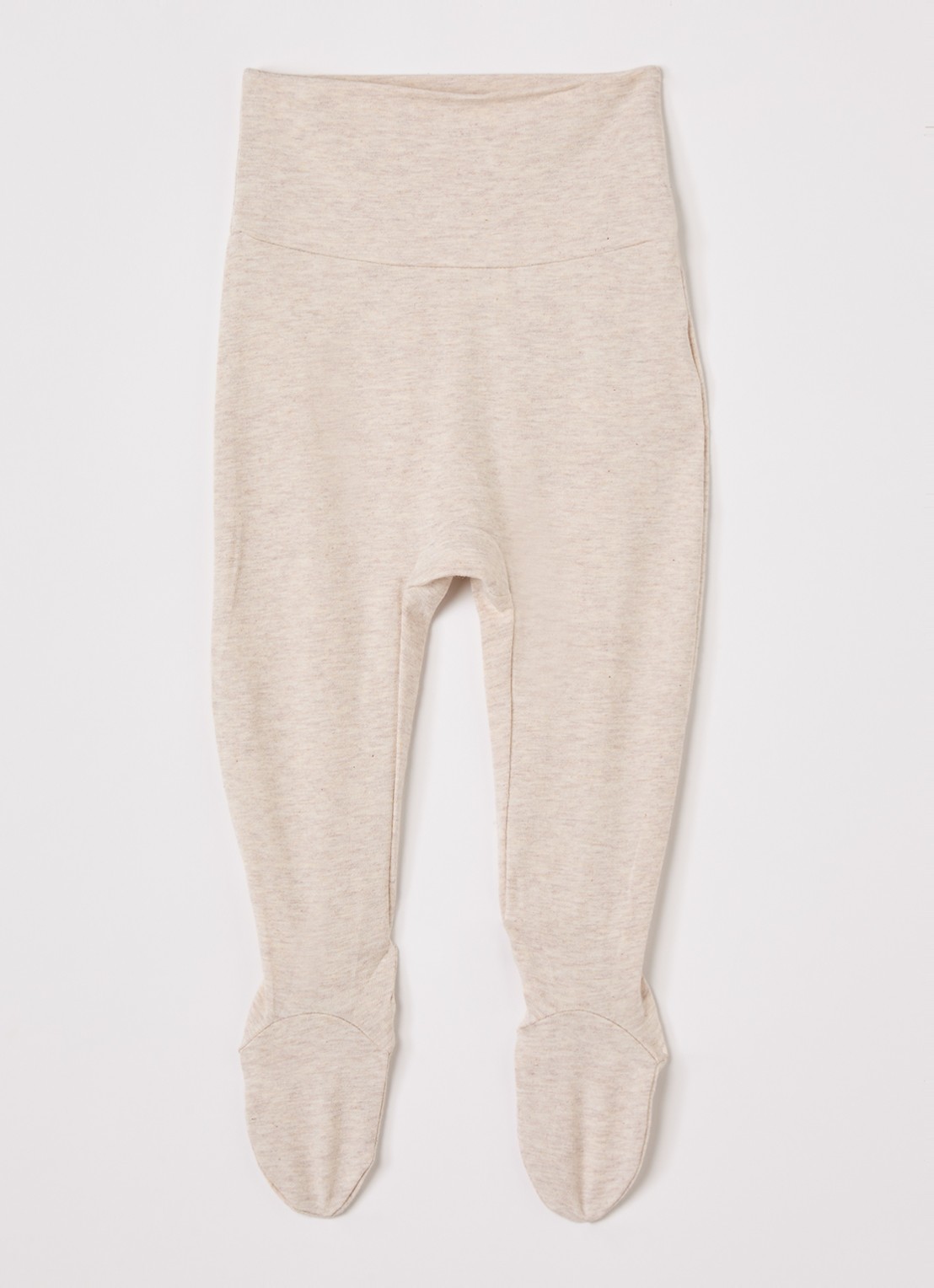 MarMar COPENHAGEN Pixa tapered fit babybroek in  katoenblend  - voorkant beige