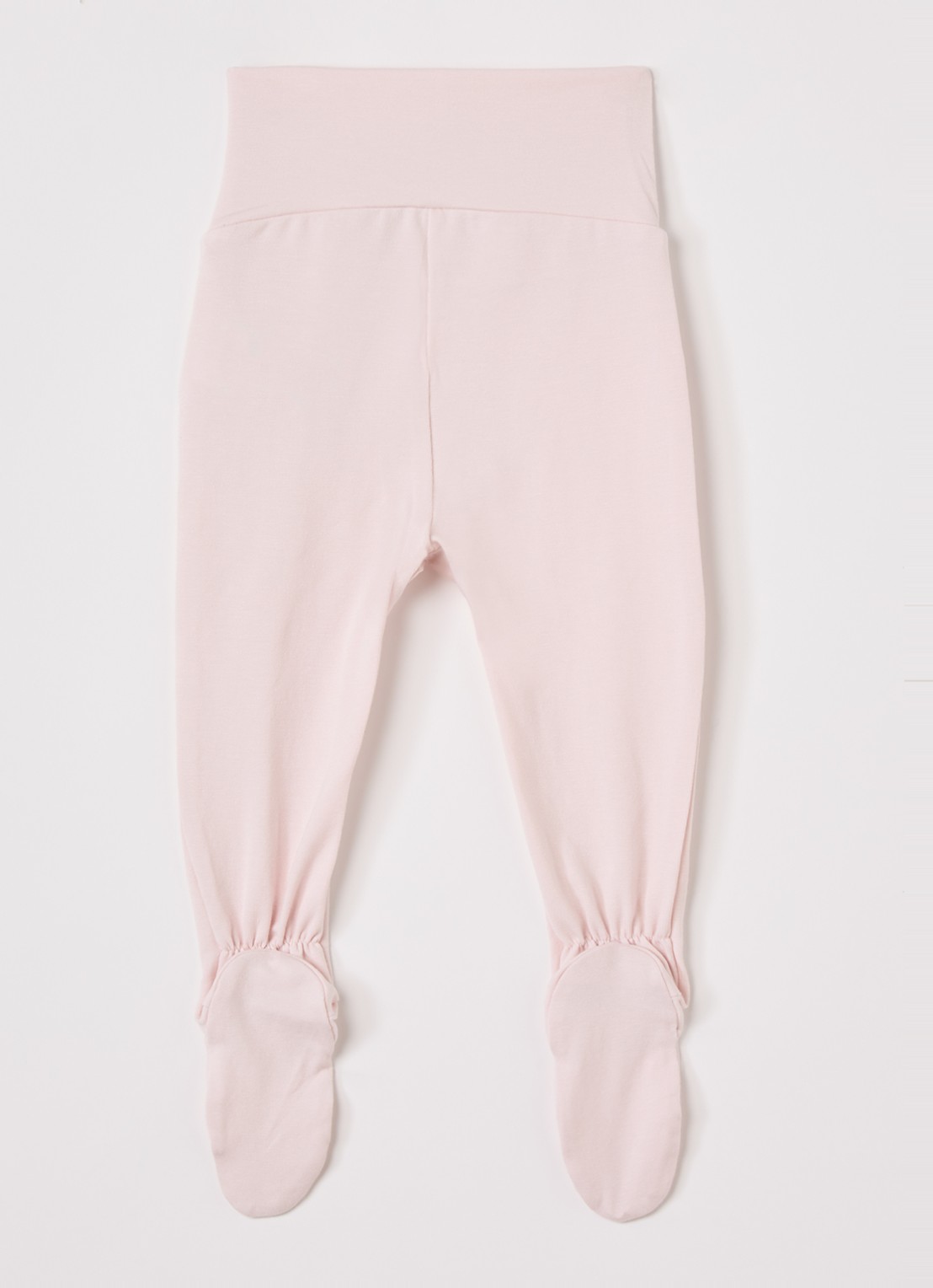 MarMar COPENHAGEN Pixa tapered fit babybroek in  katoenblend  - voorkant 2 lichtroze