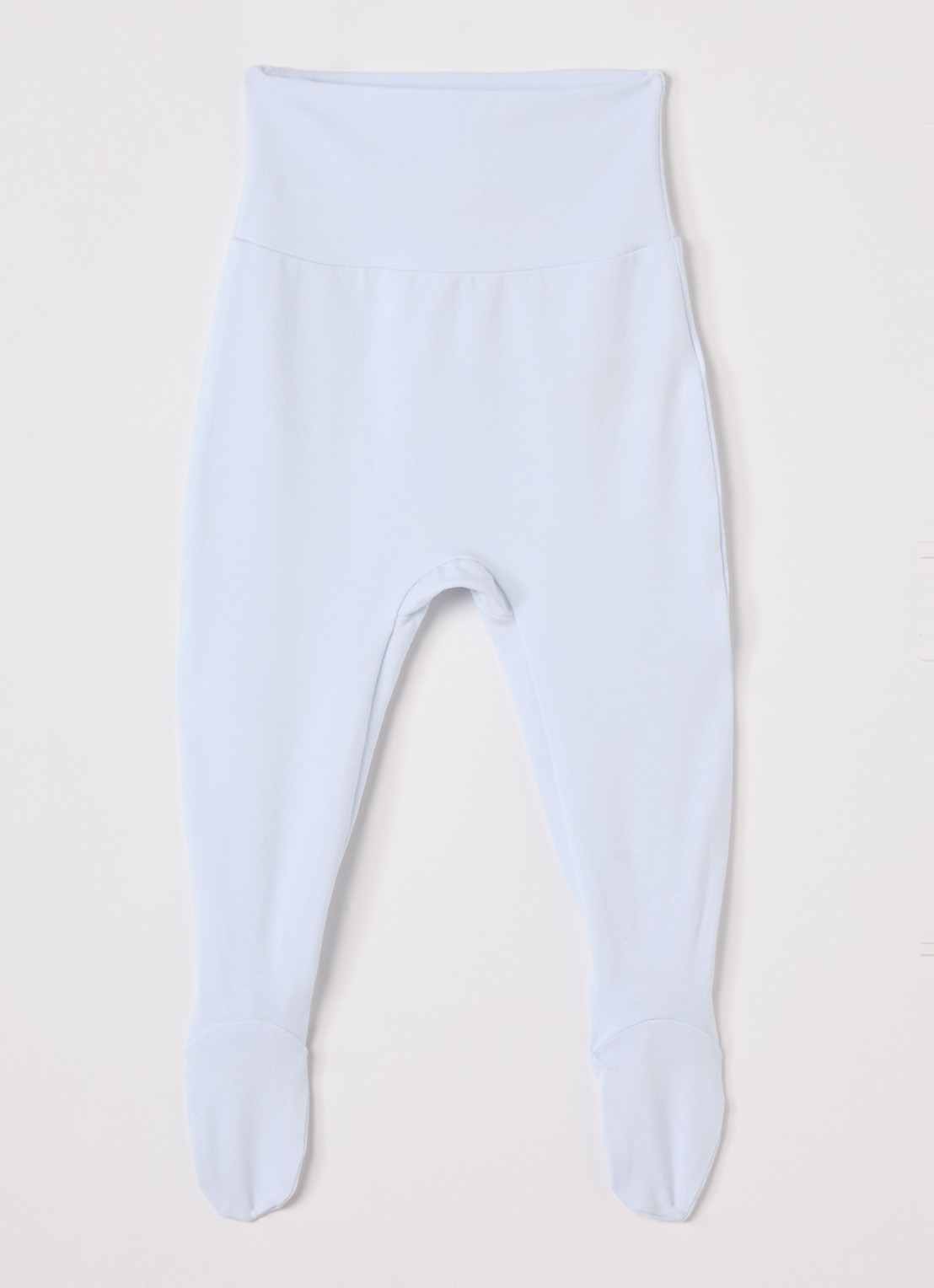 MarMar COPENHAGEN Pixa tapered fit babybroek in  katoenblend  - voorkant 2 lichtblauw