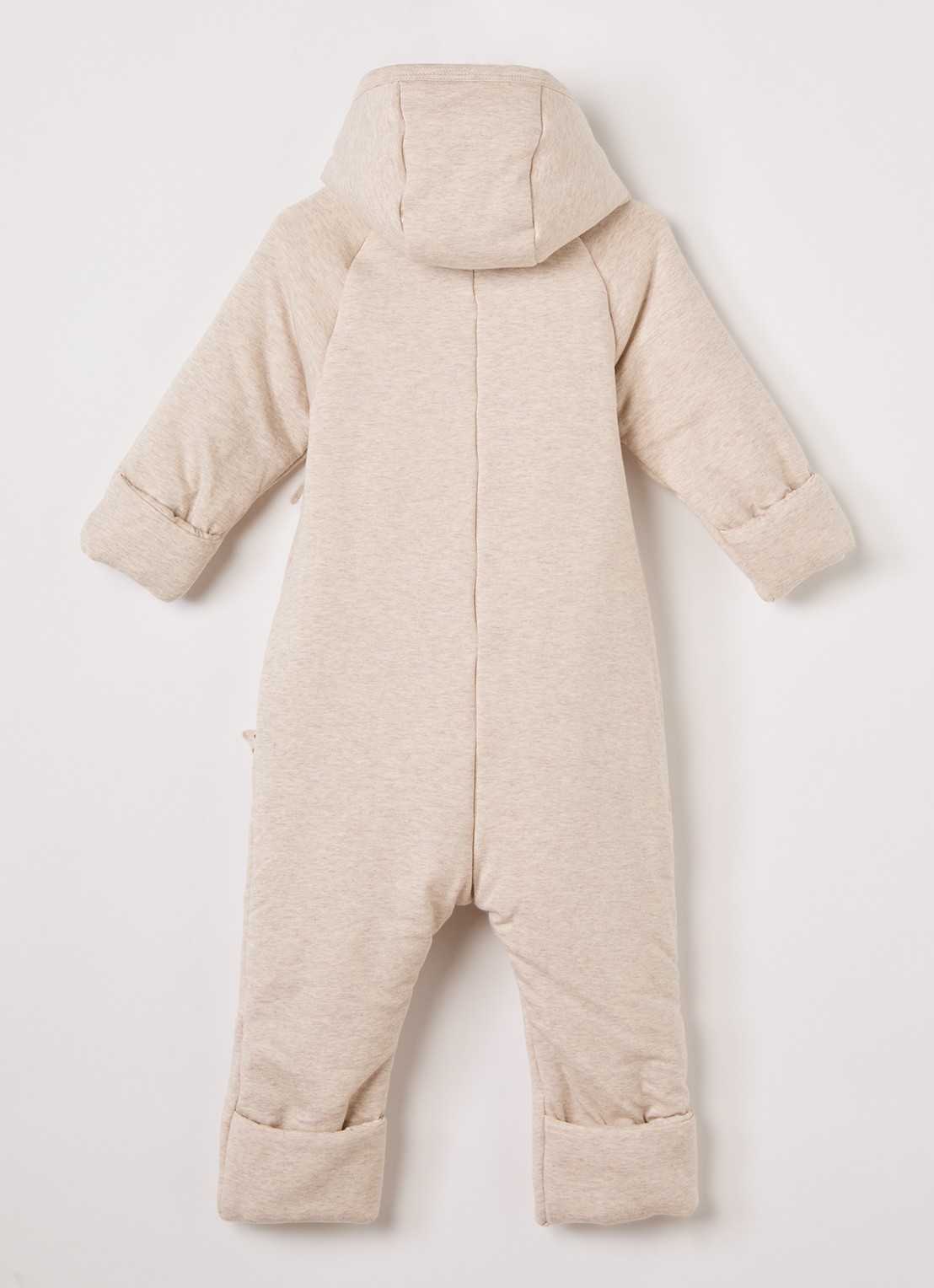 MarMar COPENHAGEN Rex babypak in  katoenblend - voorkant 3 beige