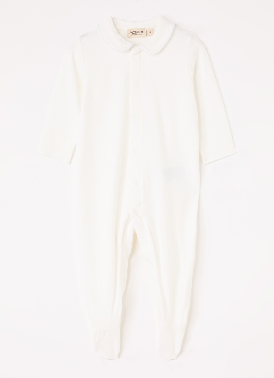 MarMar COPENHAGEN Ruggi babypak met stretch - voorkant wit