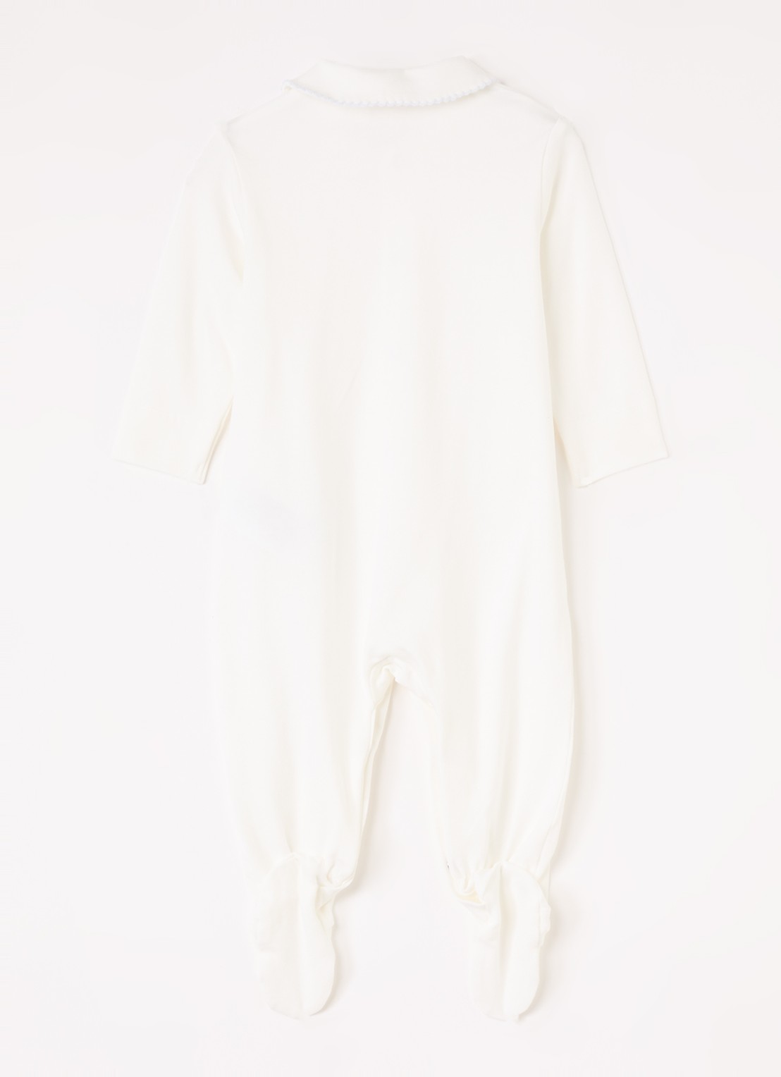 MarMar COPENHAGEN Ruggi babypak met stretch - voorkant 2 wit