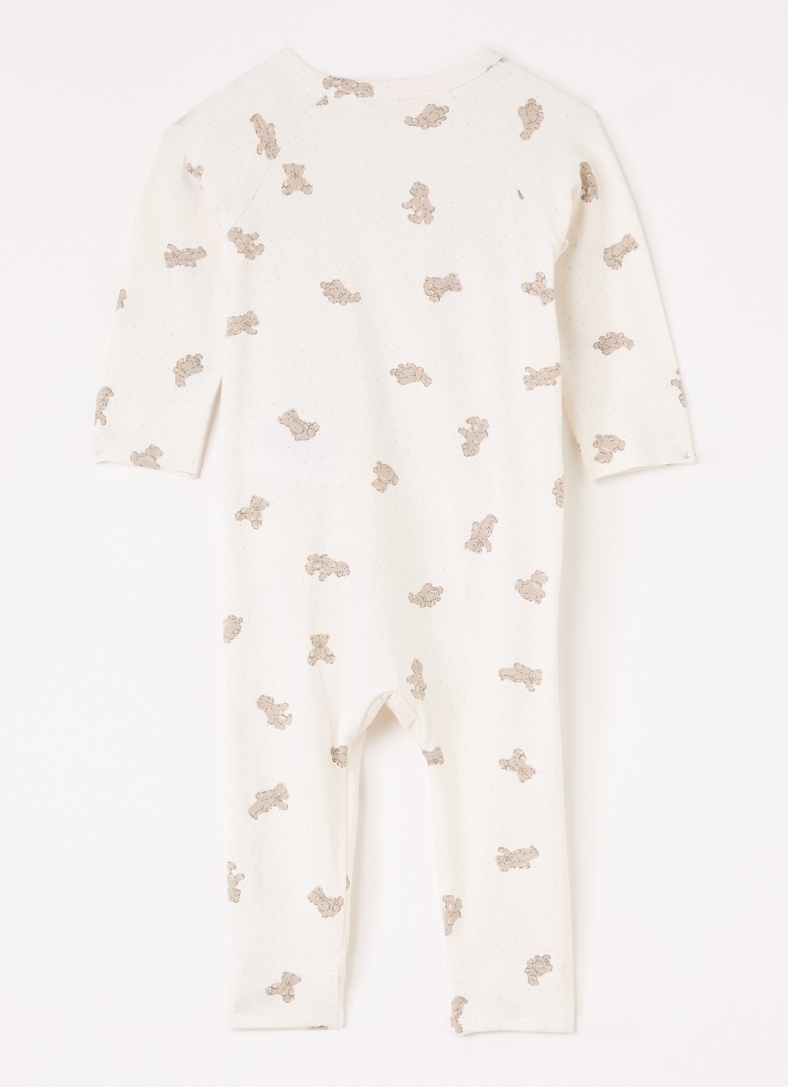 MarMar COPENHAGEN Rulo babypak met V-hals - voorkant 2 gebroken wit