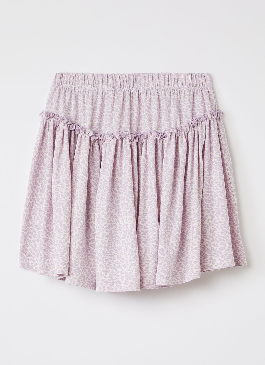 MarMar COPENHAGEN Sylvia rok met panterprint - achterkant 6 lila