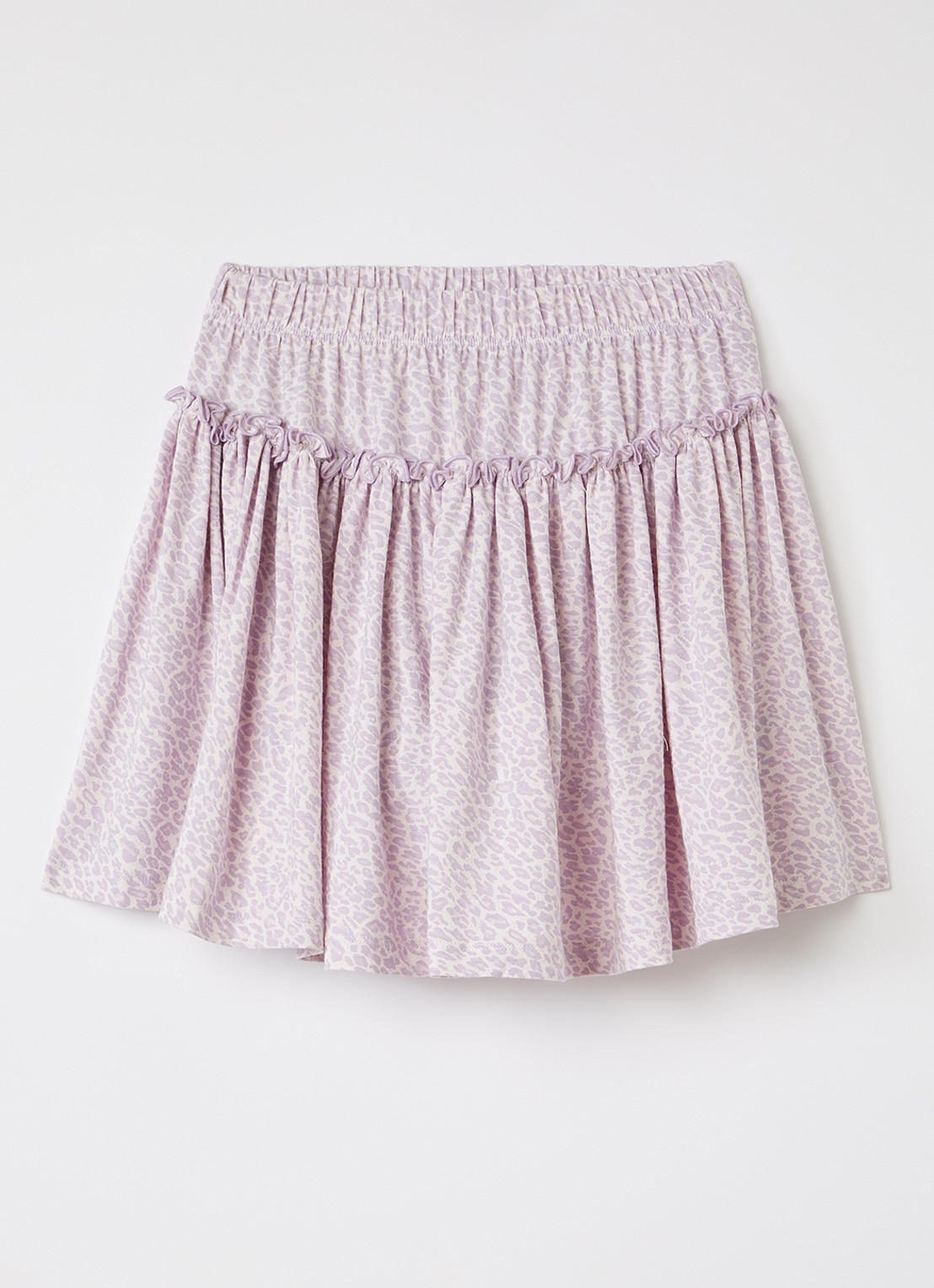MarMar COPENHAGEN Sylvia rok met panterprint - voorkant 3 lila