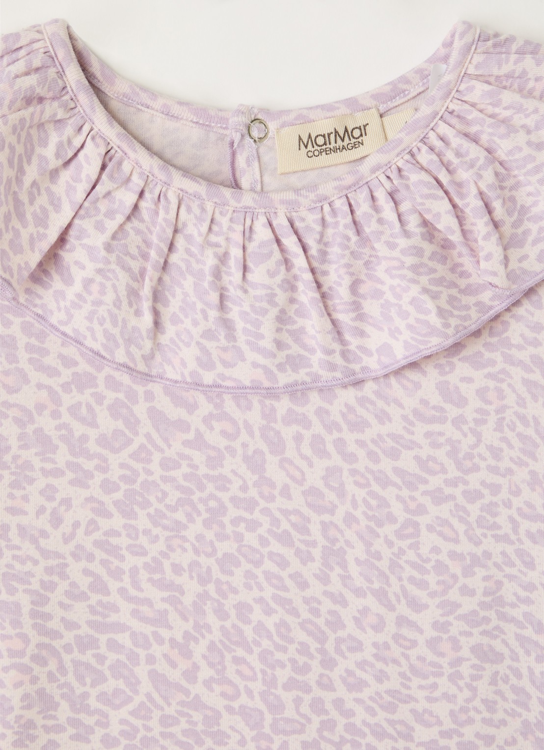 MarMar COPENHAGEN Talia top met panterprint - detail 2 lila