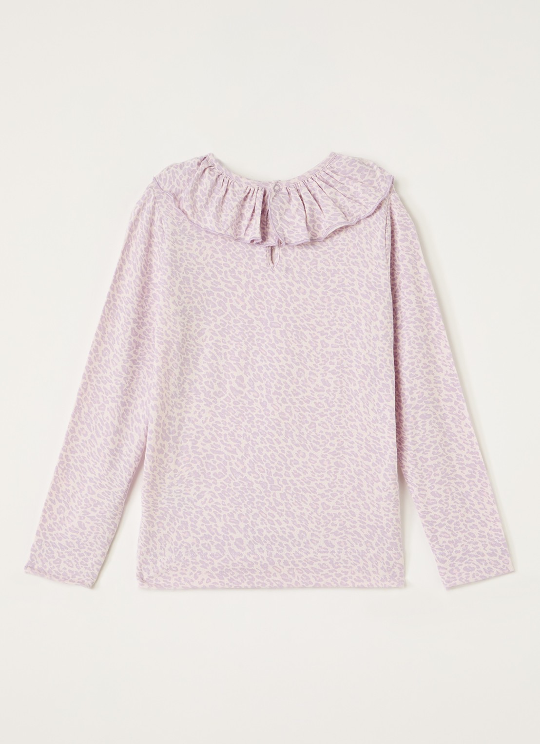 MarMar COPENHAGEN Talia top met panterprint - voorkant 5 lila