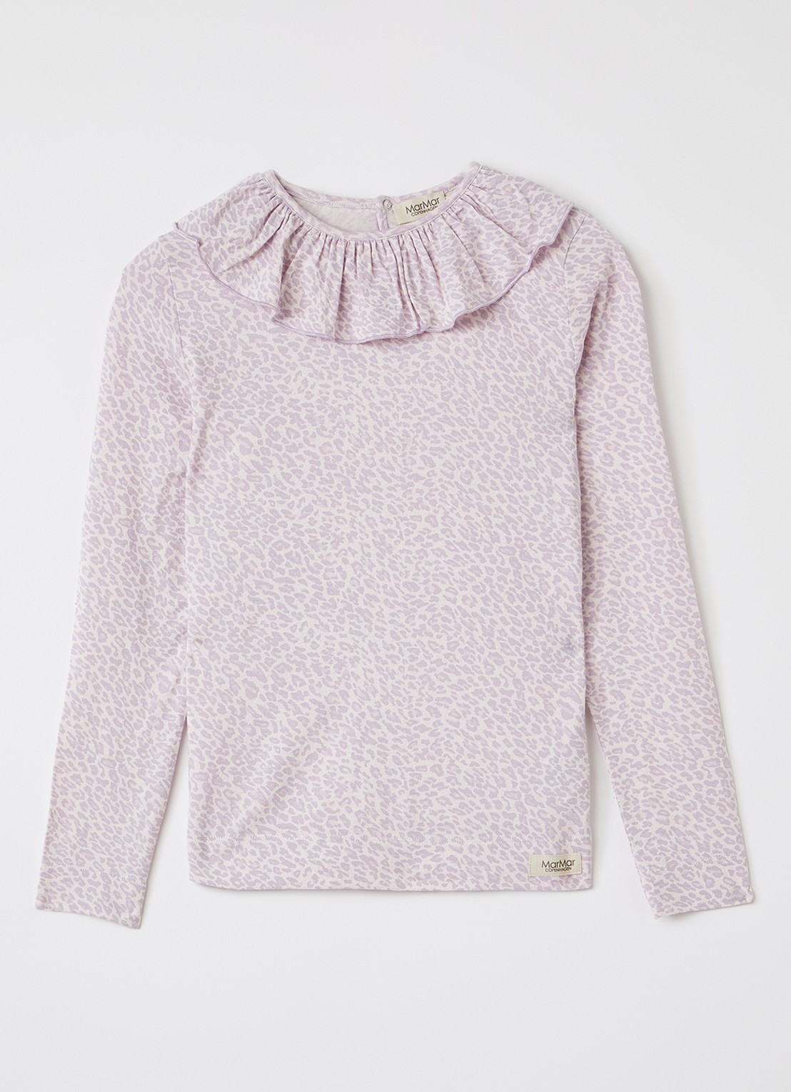 MarMar COPENHAGEN Talia top met panterprint - voorkant 6 lila