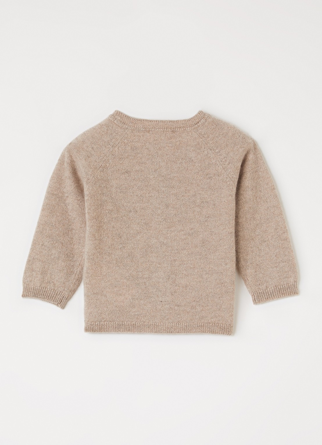 MarMar COPENHAGEN Tamla fijngebreid vest van kasjmier - achterkant beige
