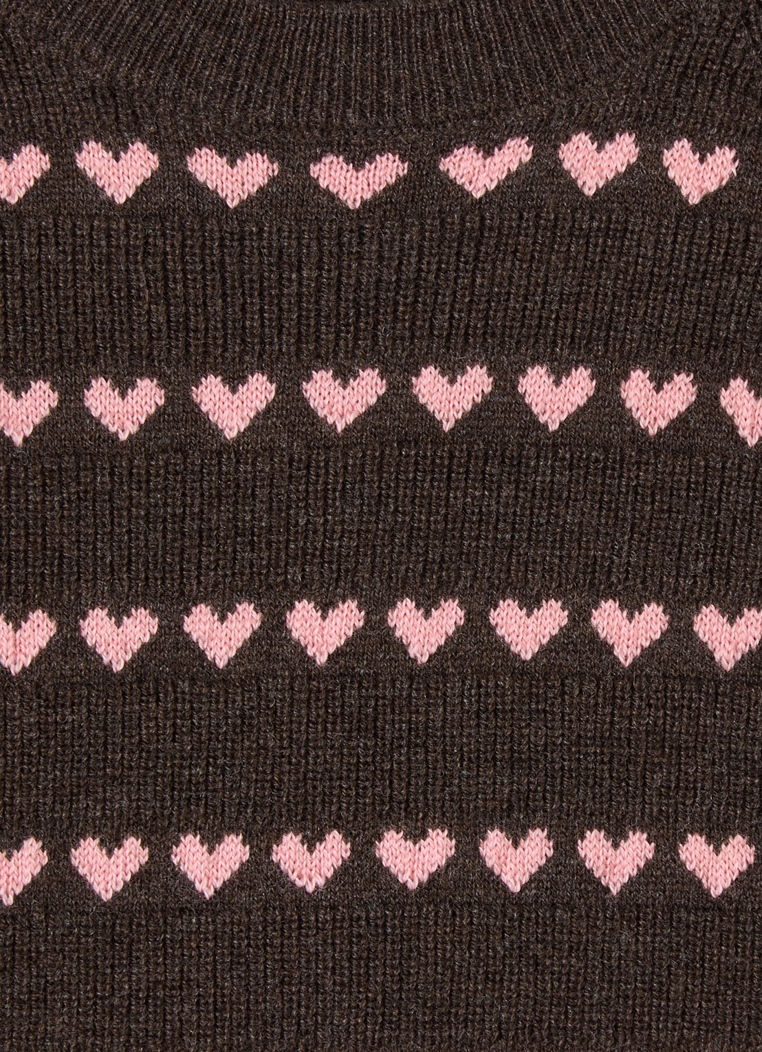 MarMar COPENHAGEN Torin grofgebreide trui in merino wolblend - detail 4 bruin