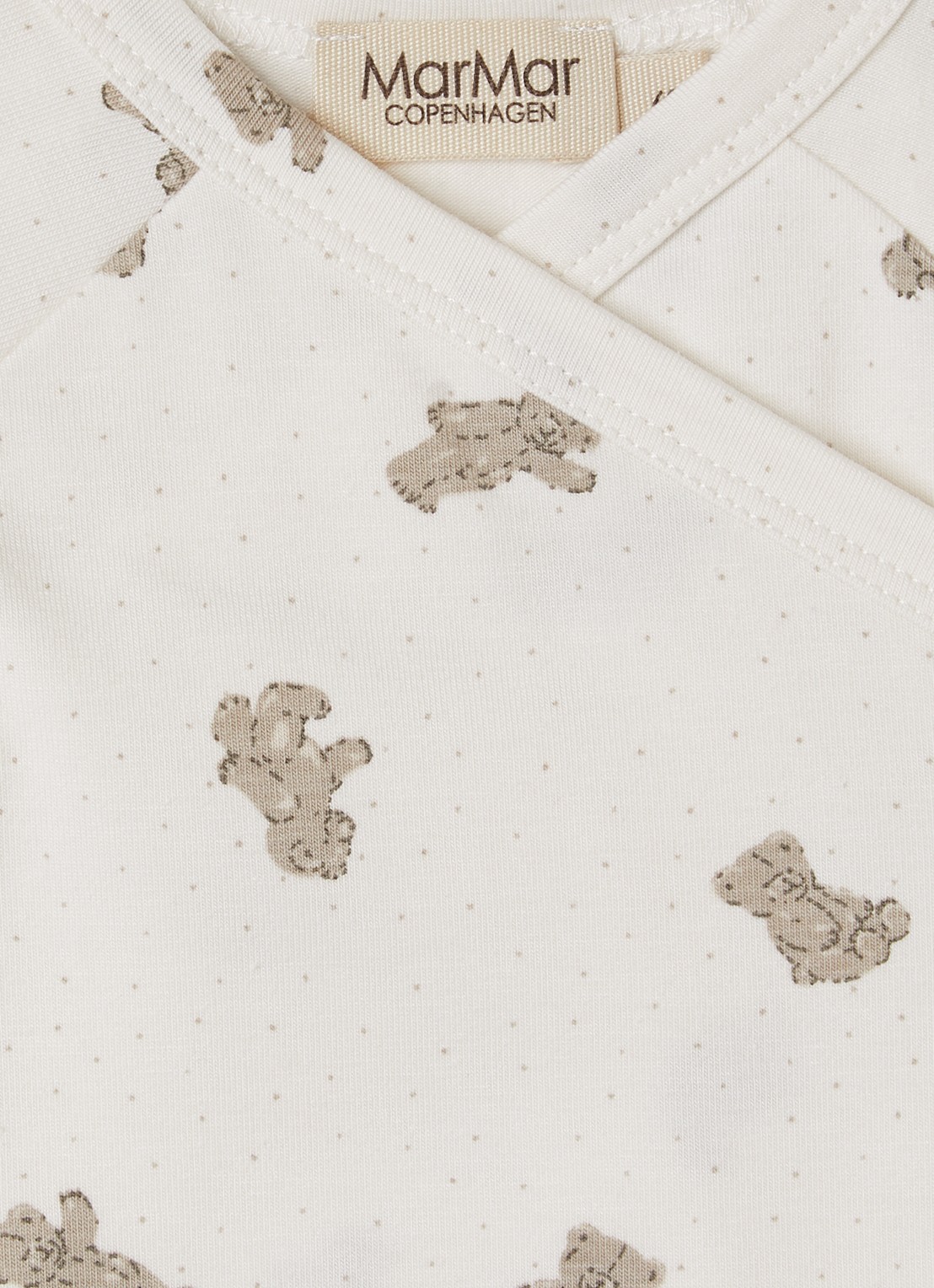 MarMar COPENHAGEN Tuti longsleeve met print - detail gebroken wit