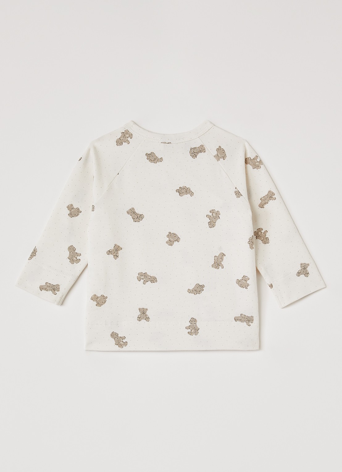 MarMar COPENHAGEN Tuti longsleeve met print - voorkant 3 gebroken wit